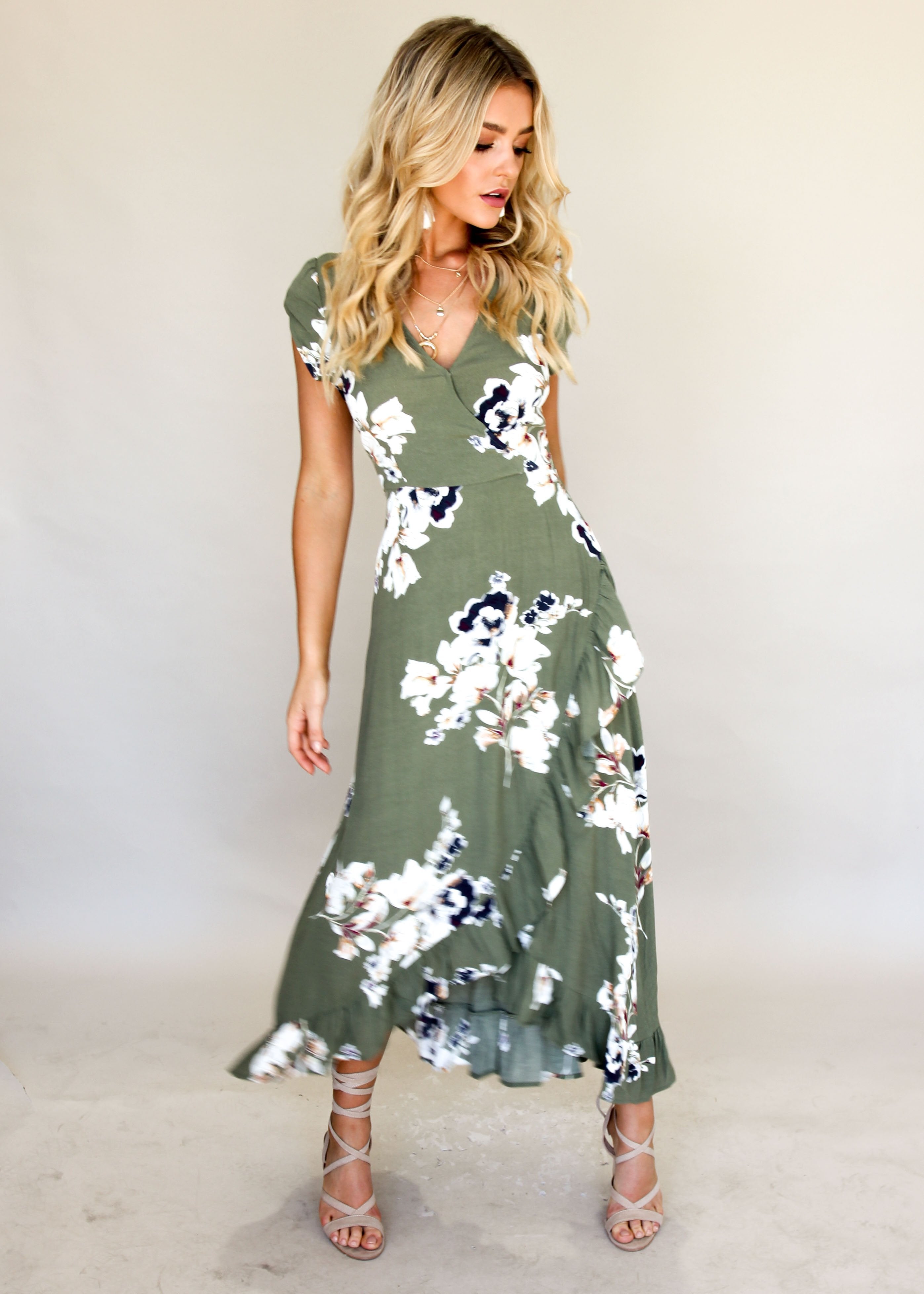 Soul To Soul Dress - Khaki
