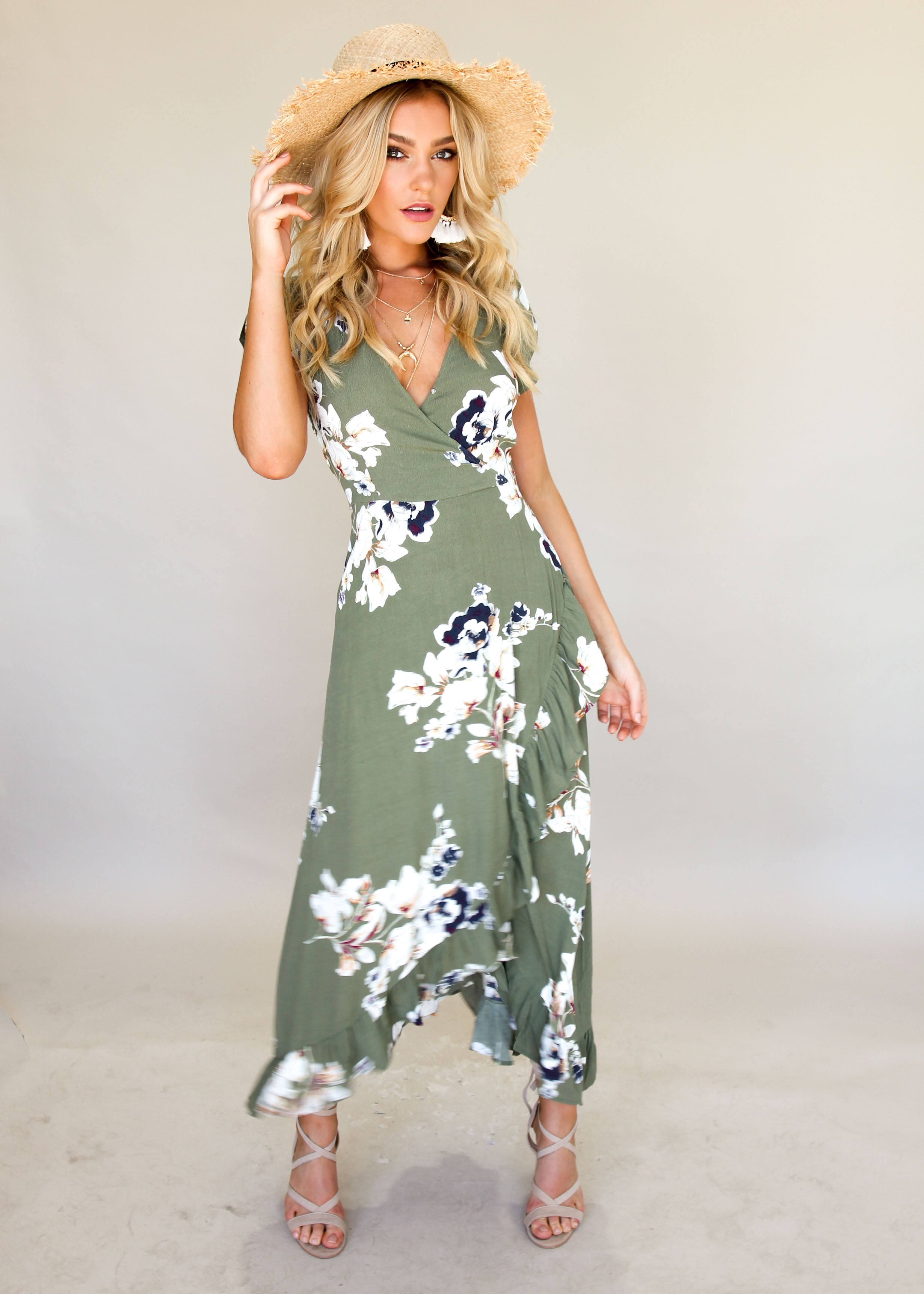 Soul To Soul Dress - Khaki