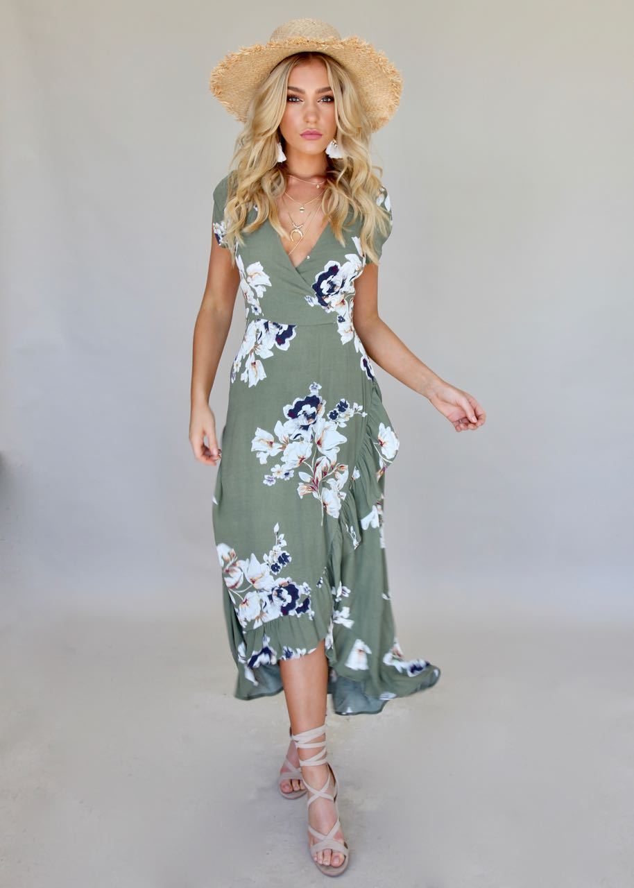 Soul To Soul Dress - Khaki