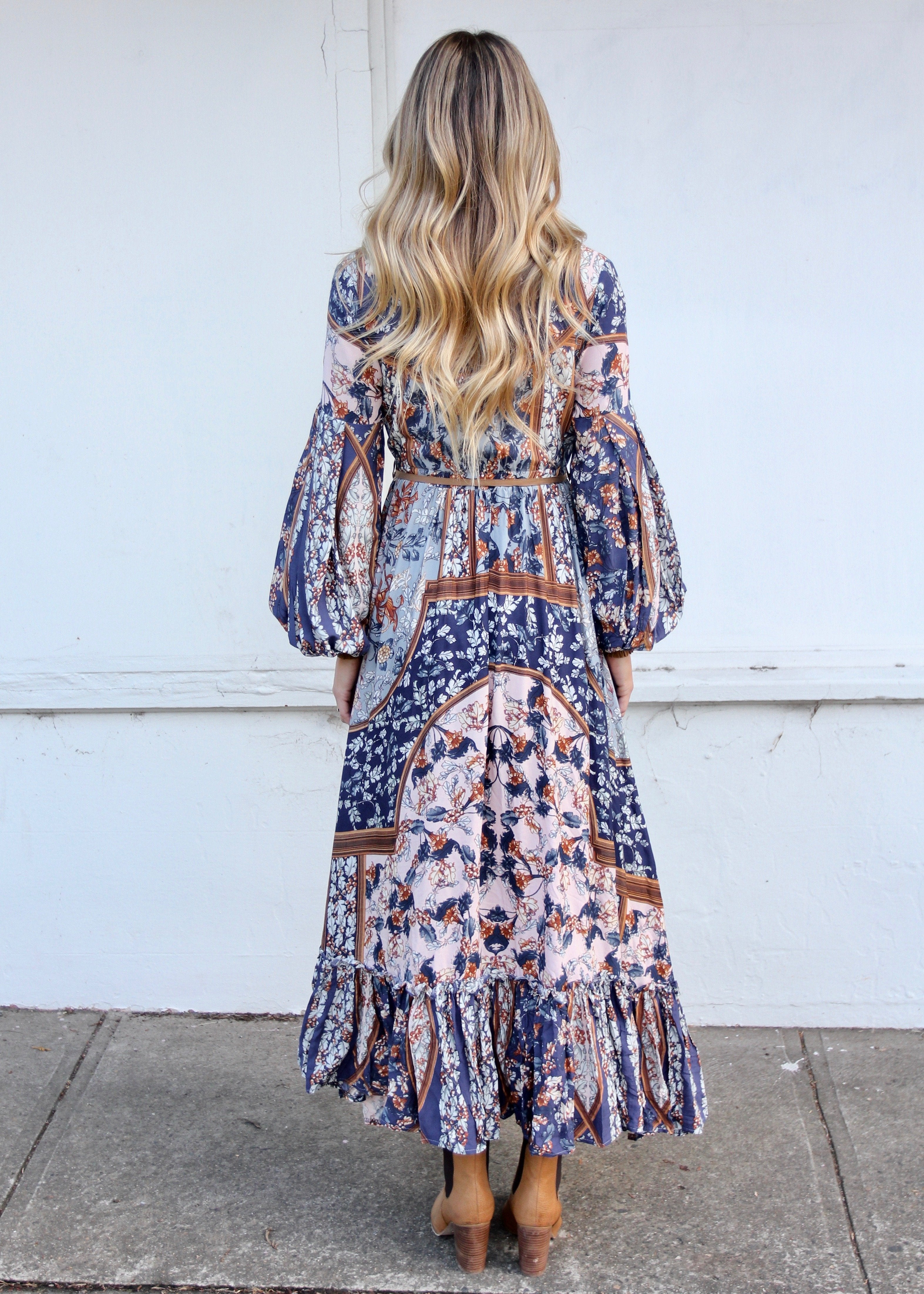 Cyrus Maxi Dress w/ Tie - Yoko