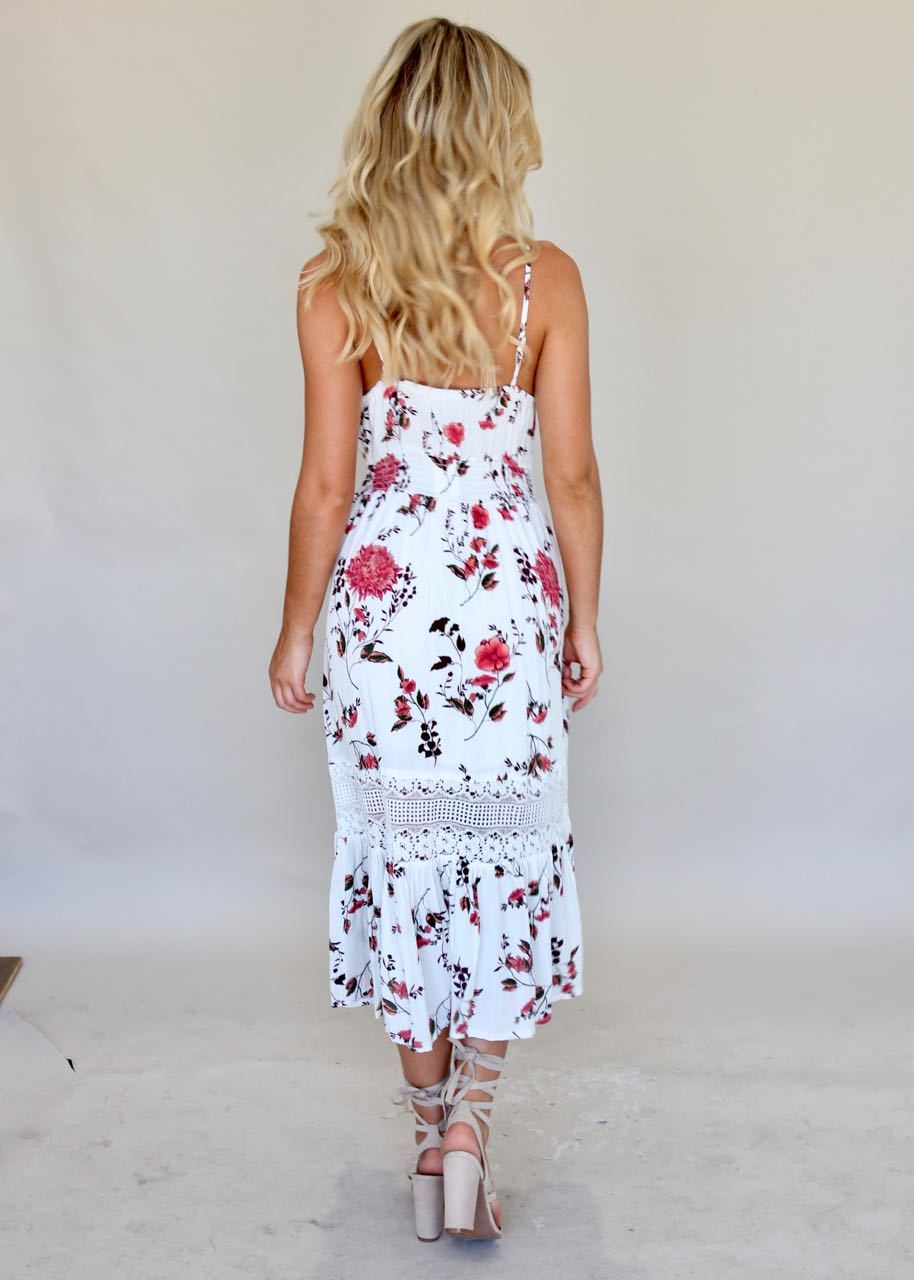 About The Weekend Midi Dress - Aster