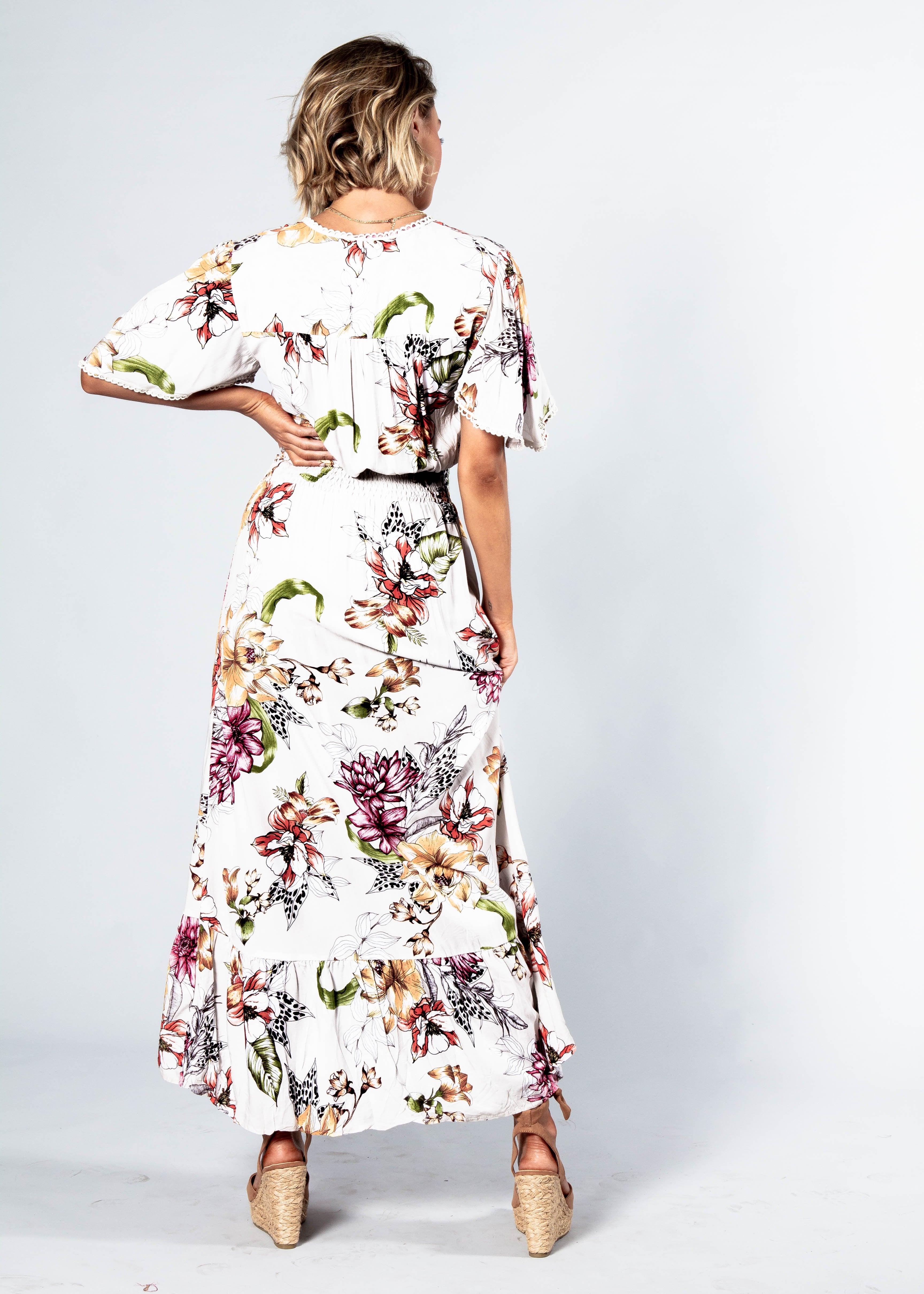 Leaving California Midi Dress - Woodland