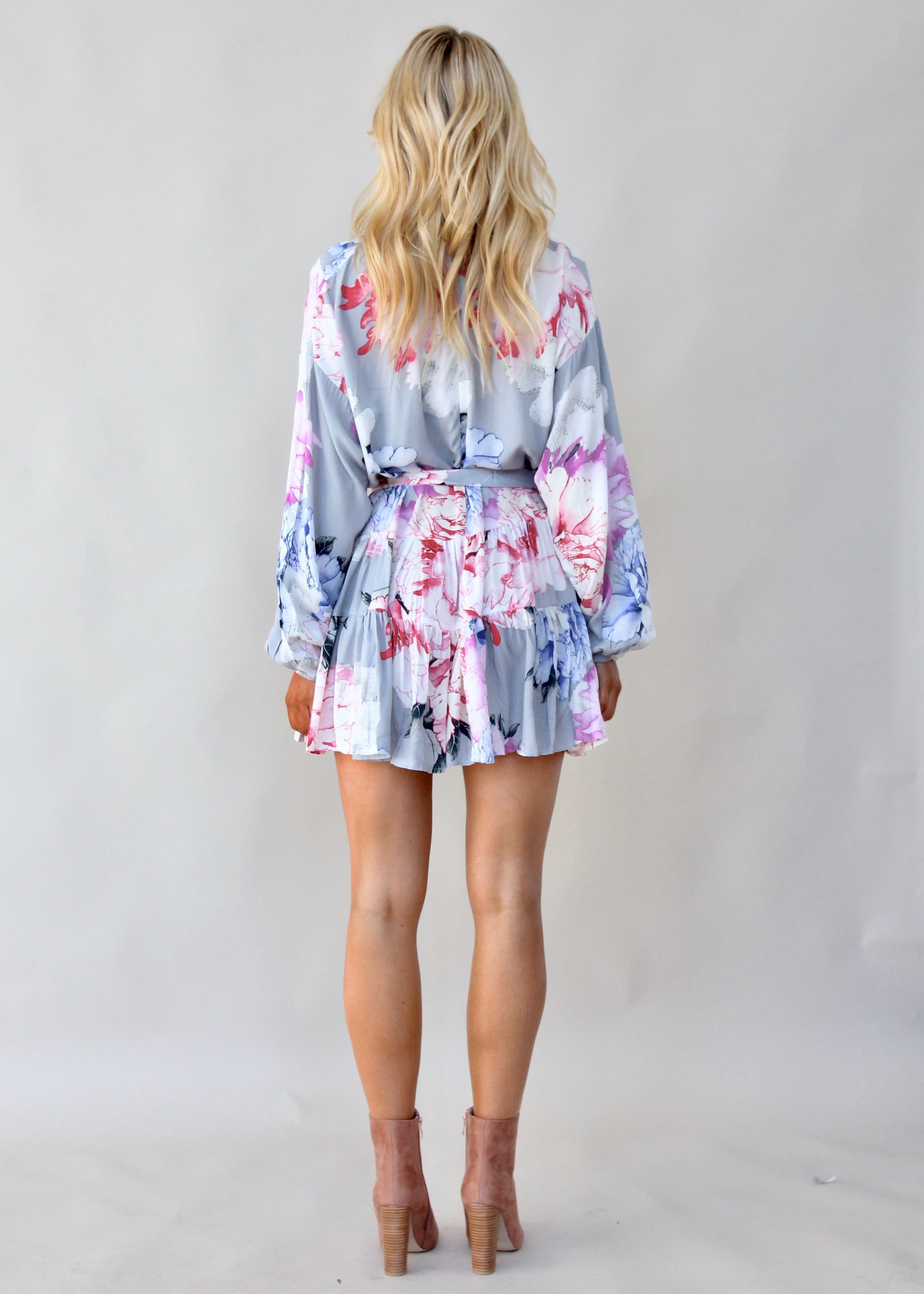 Nika Swing Dress w/ Tie - Le Fleur