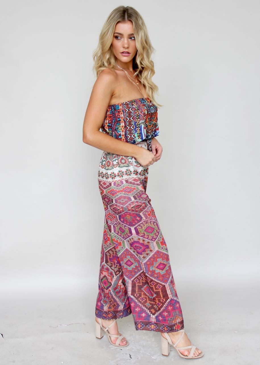 Small Talk Pantsuit - Moroccan