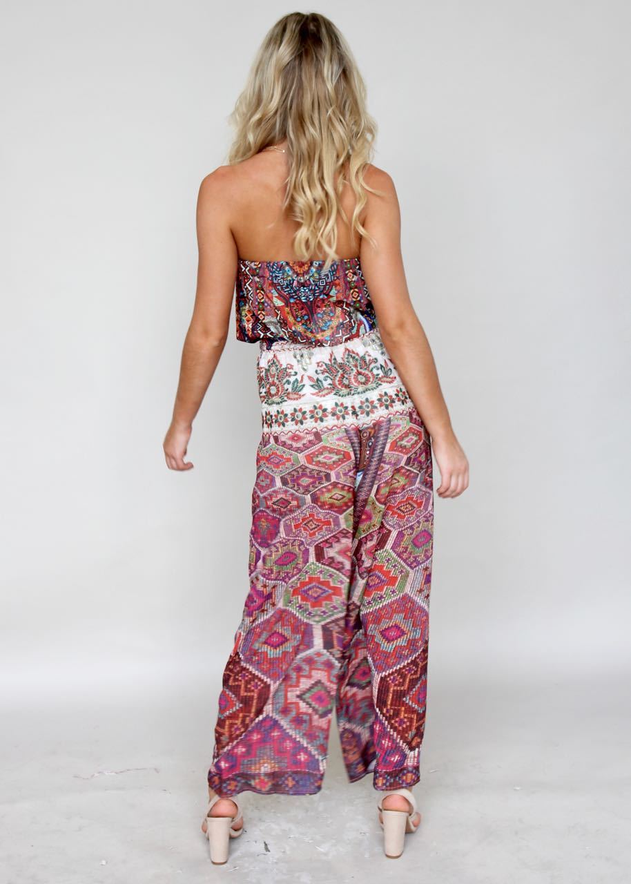 Small Talk Pantsuit - Moroccan