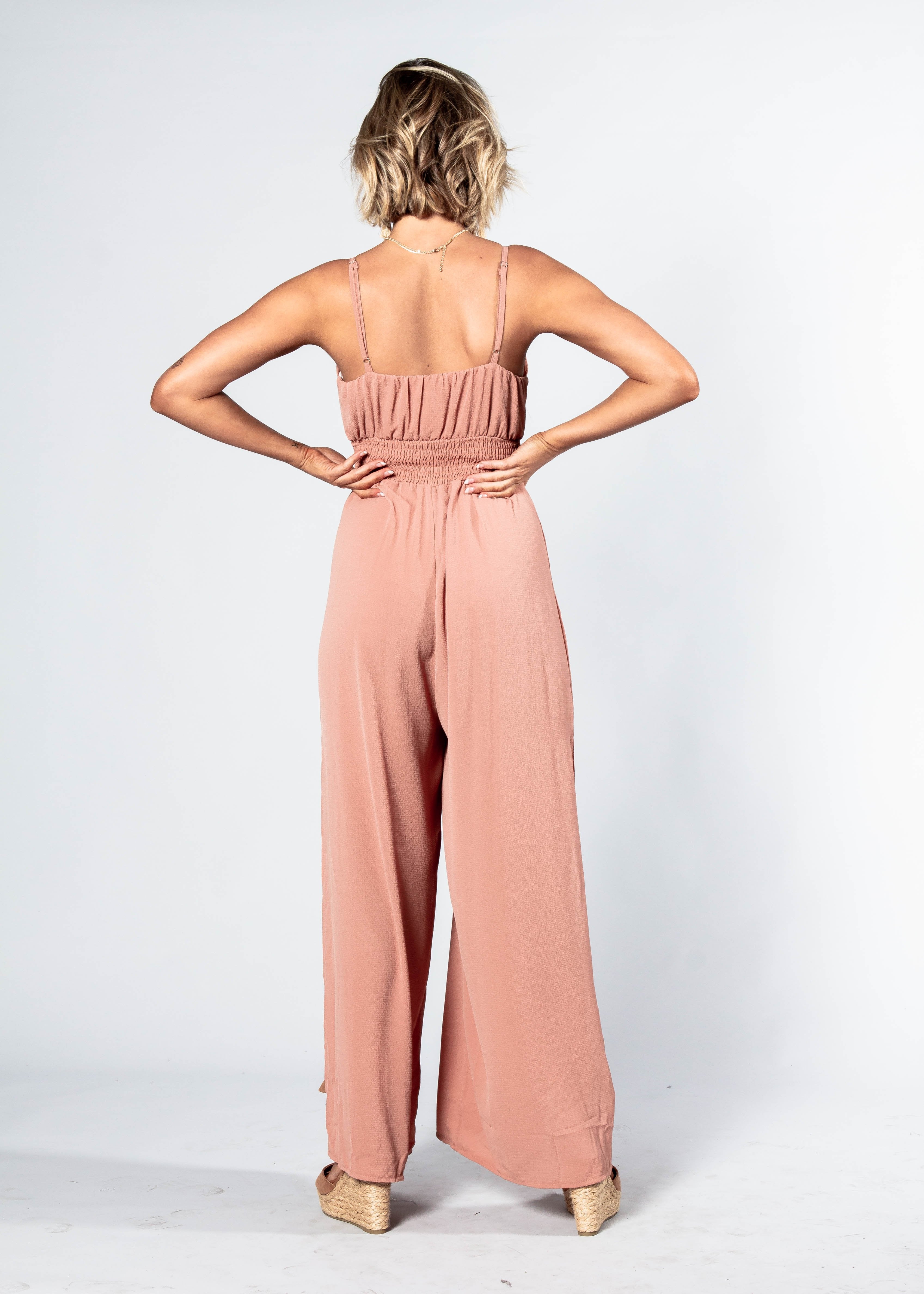 Escaping Fate Pantsuit - Terracotta