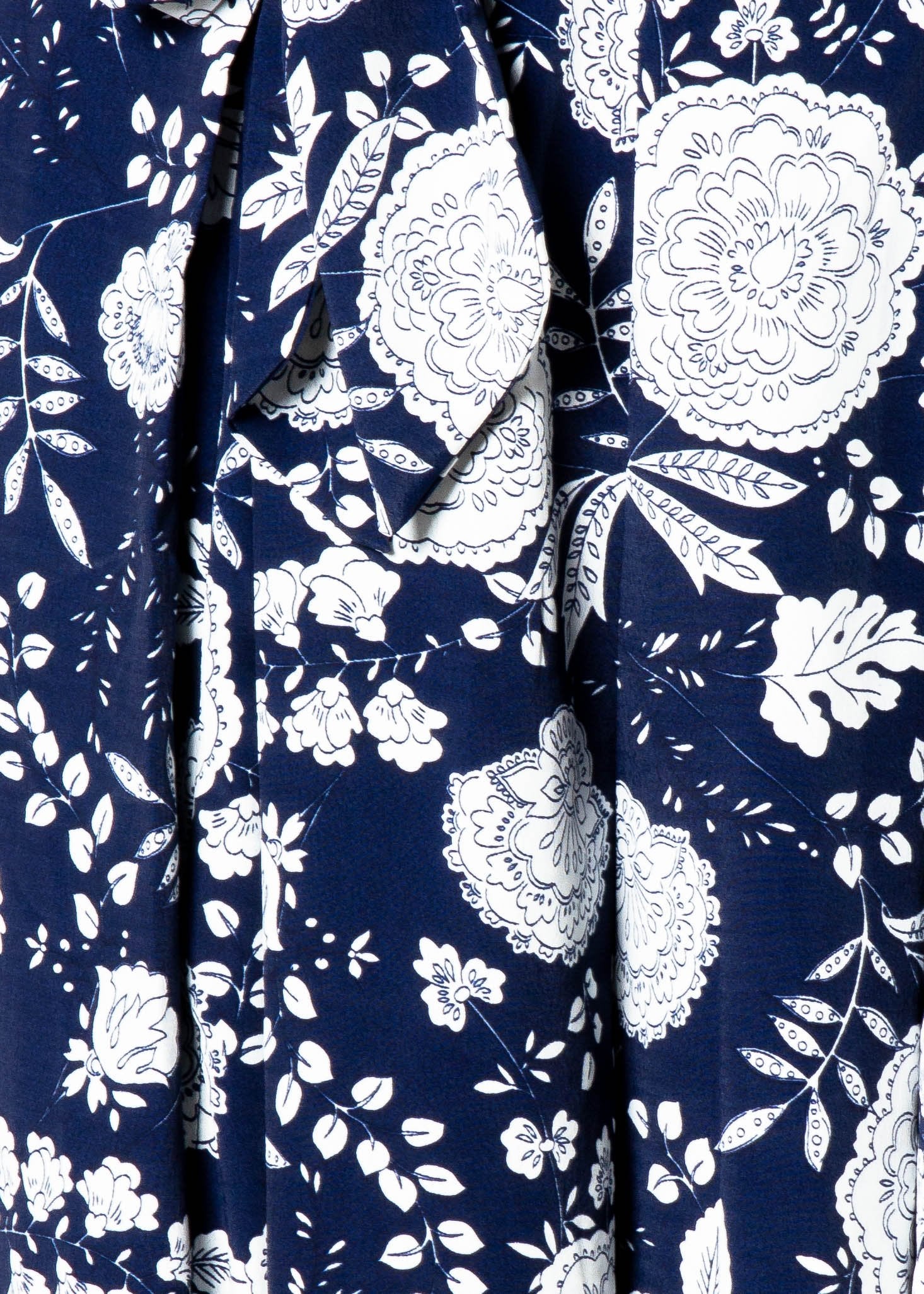 Guilt Free Strapless Pantsuit - Navy/White Floral