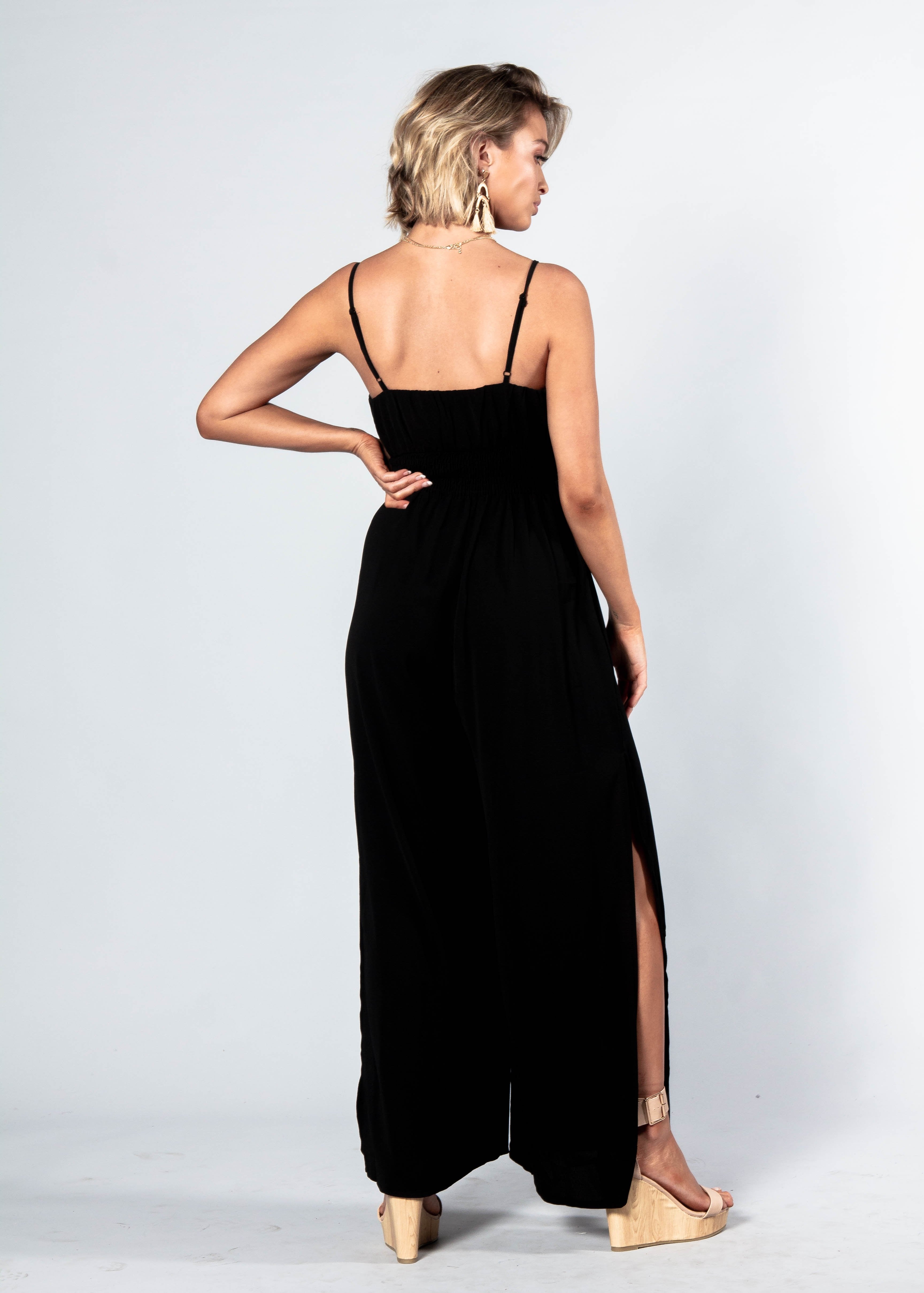 Escaping Fate Pantsuit - Black