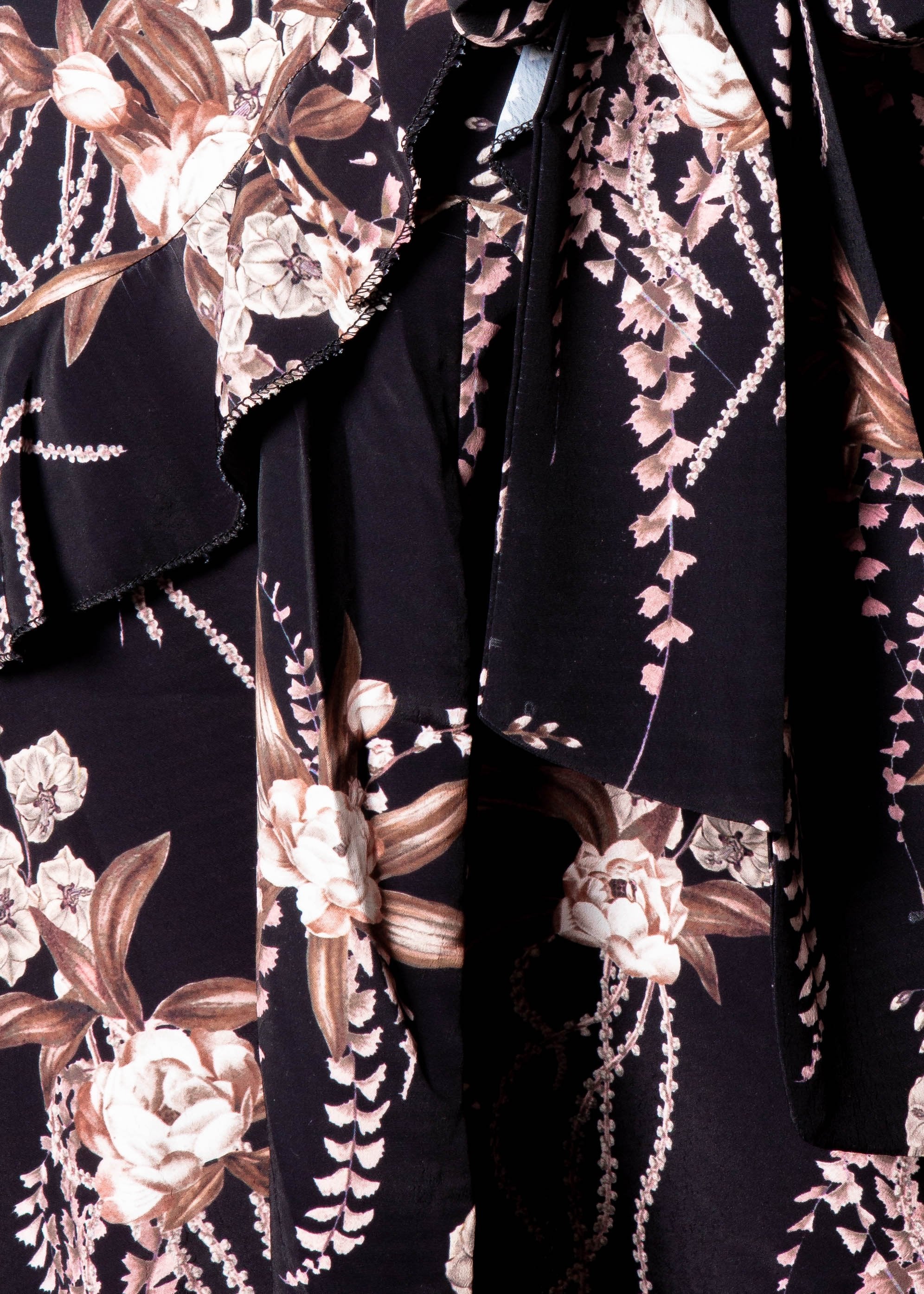 Token of Love Dress w/ Tie - Wild Flowers