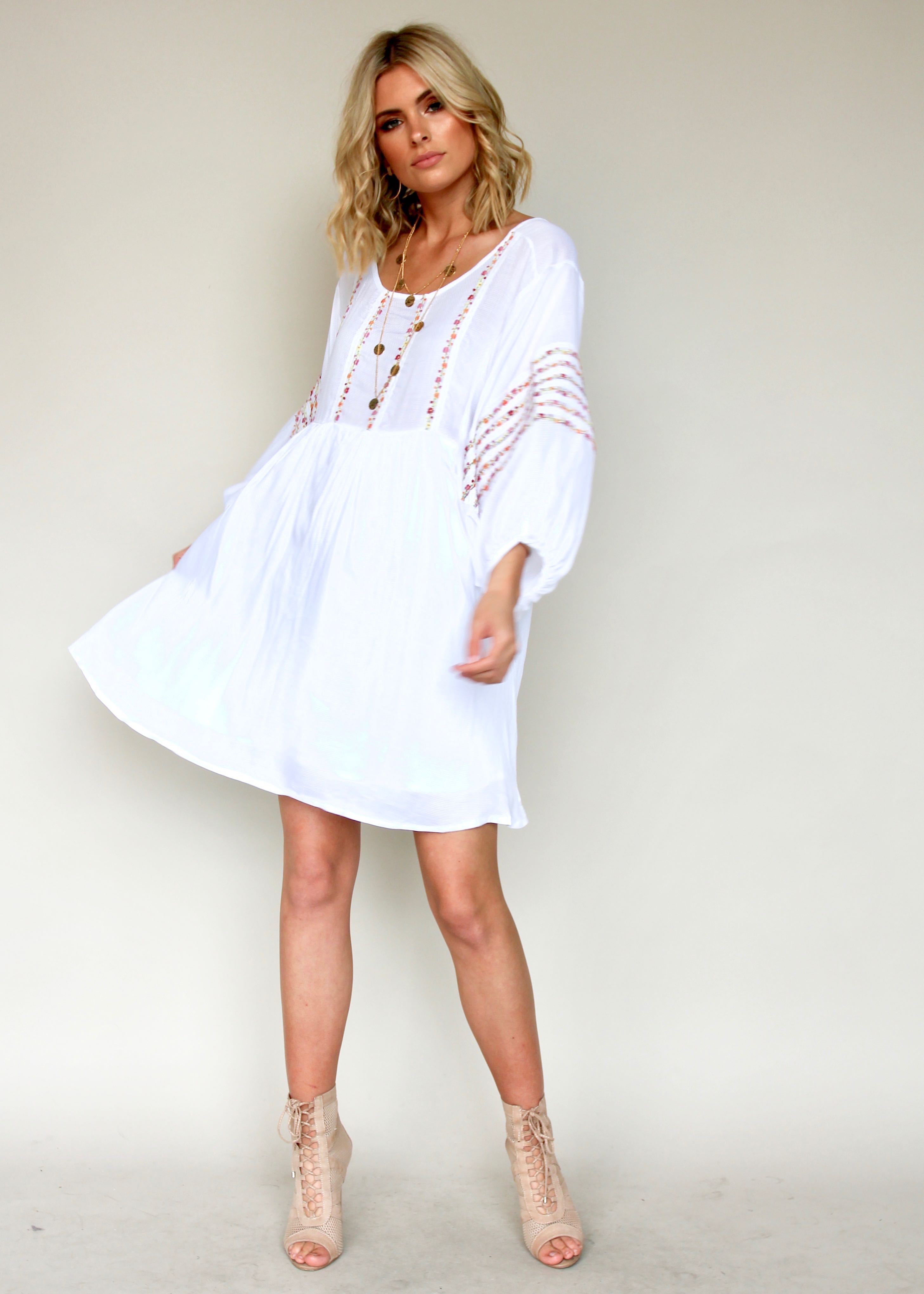 Long Island Dress - White