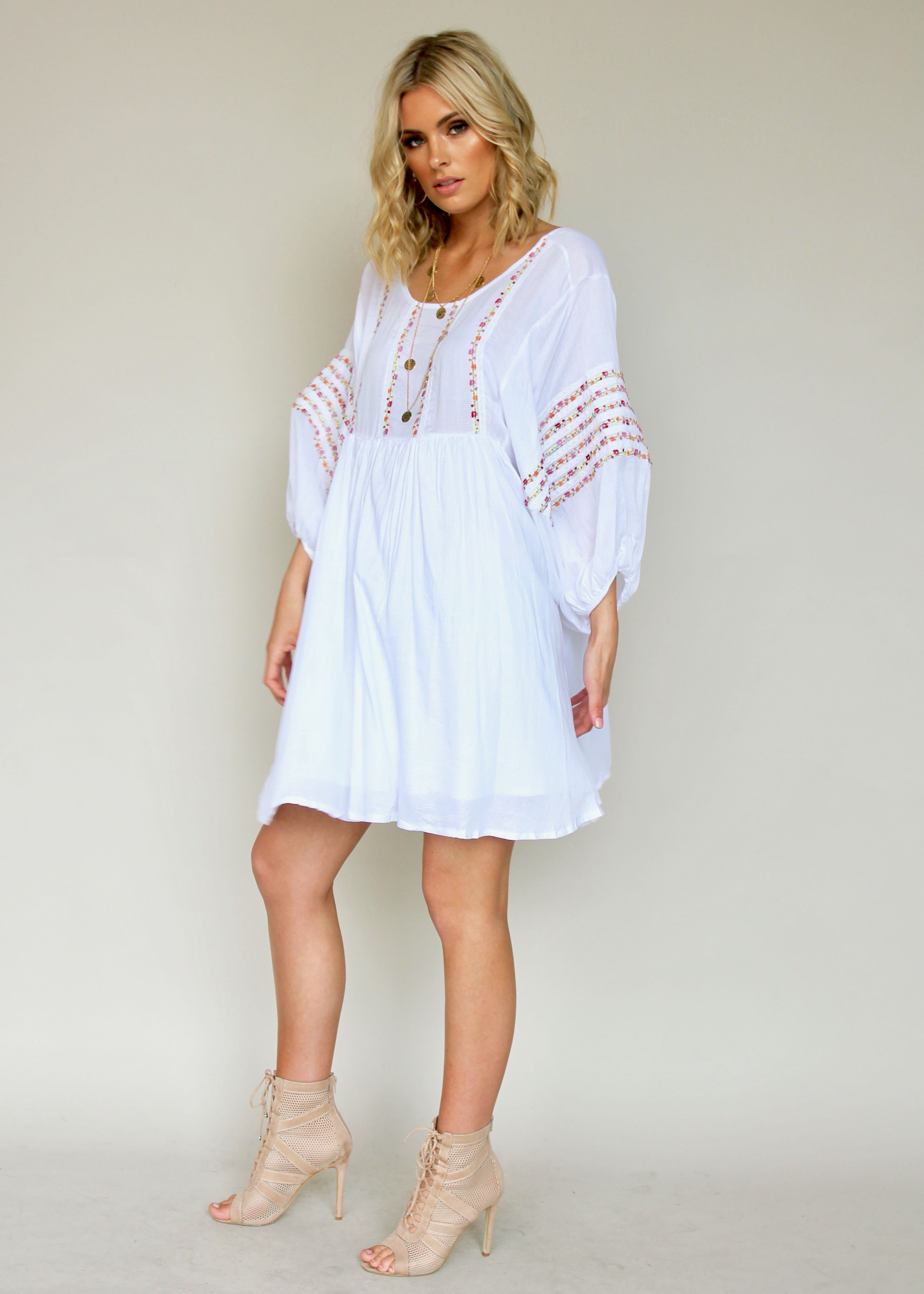 Long Island Dress - White