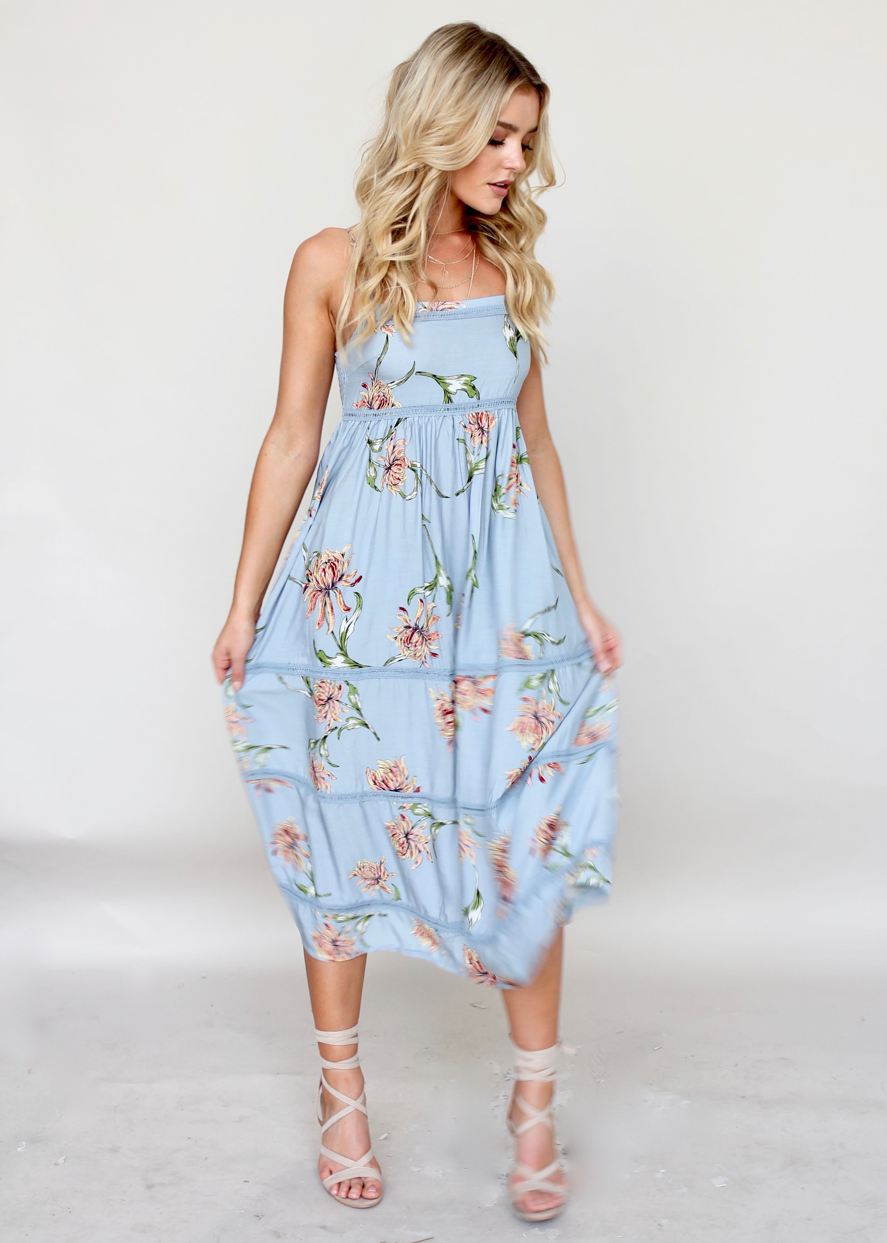 Heidi Swing Midi Dress - Kai