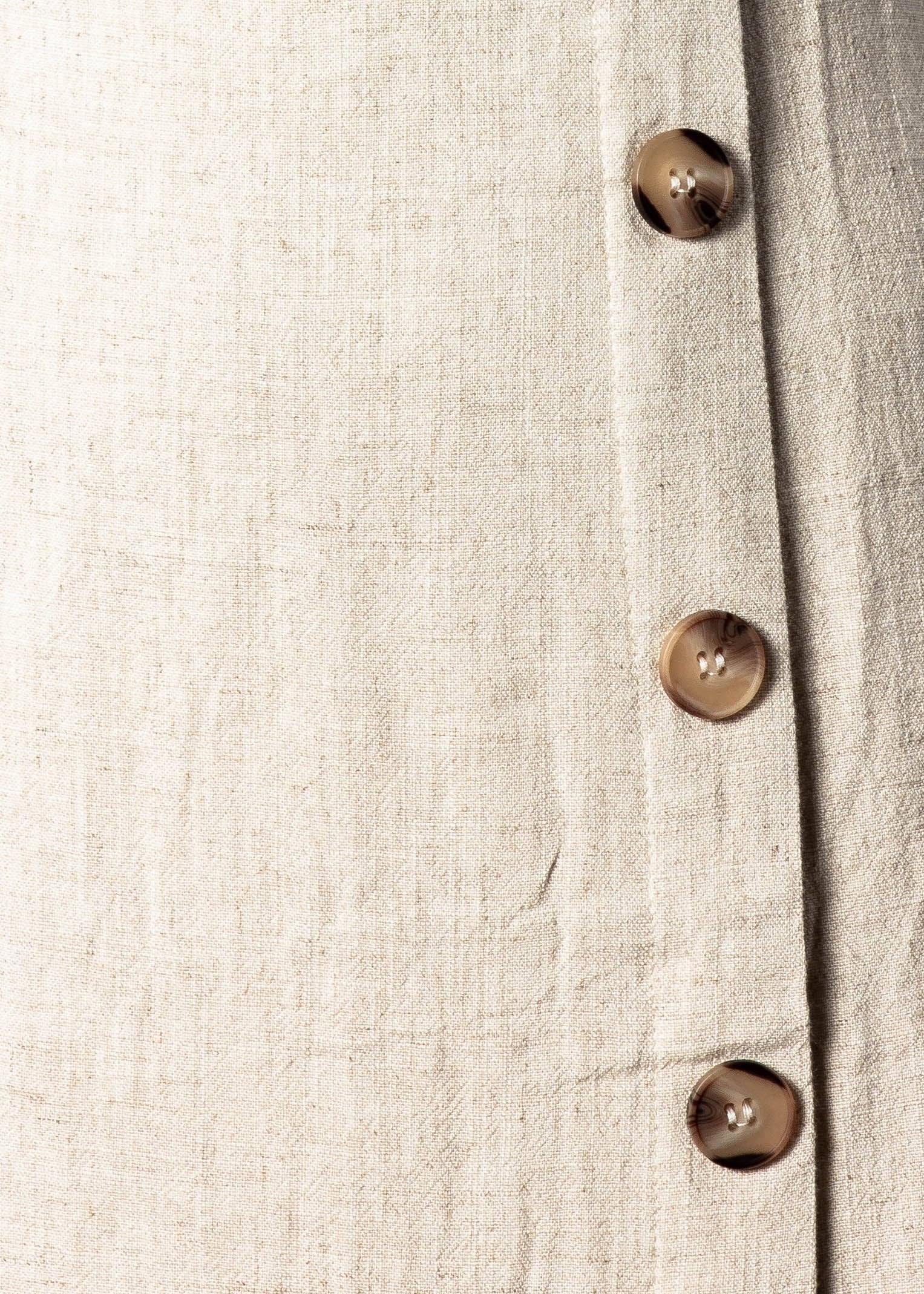 Lover's Charm Midi Dress - Natural