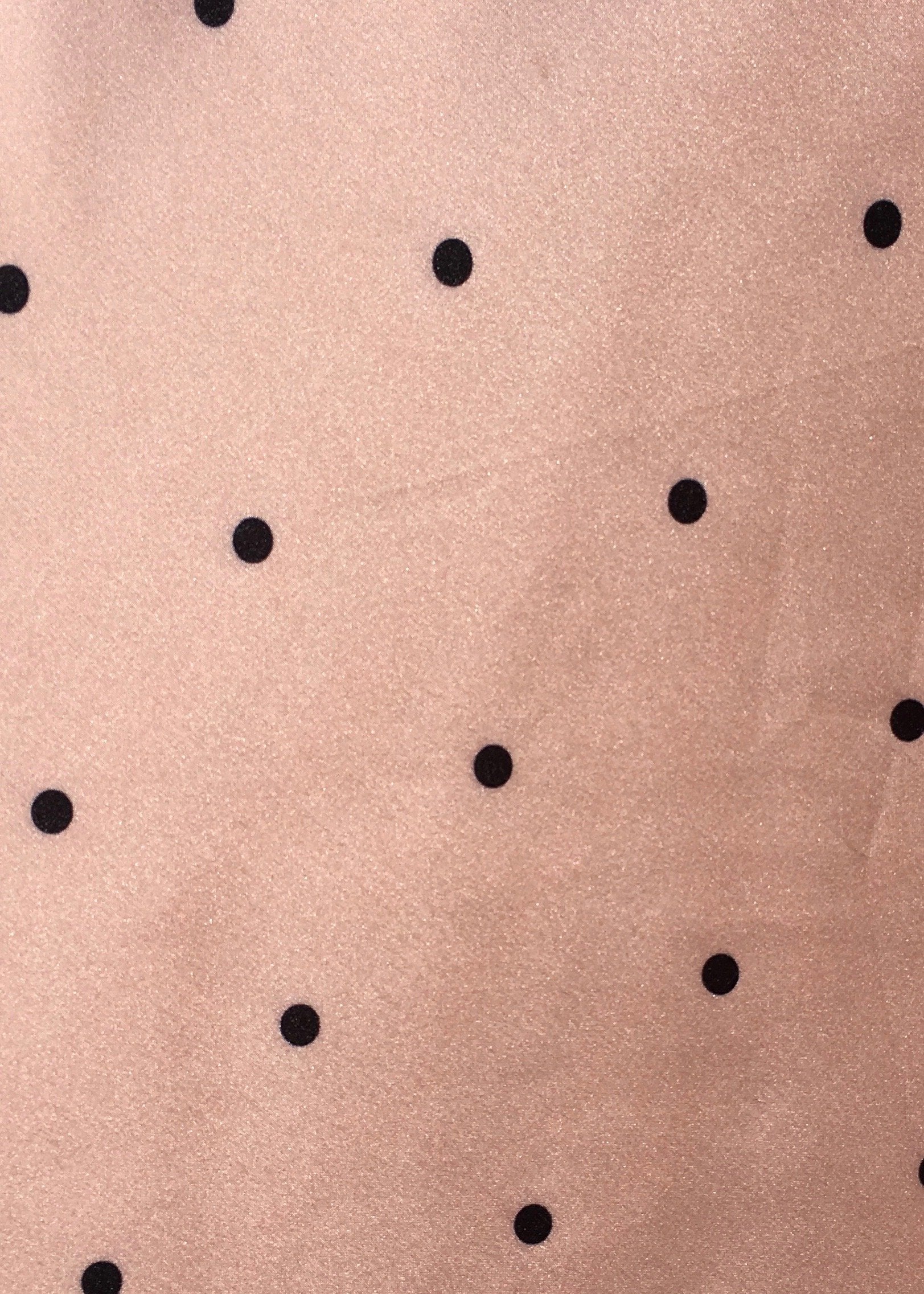 Bespoke Slip Midi Dress - Peach Polka