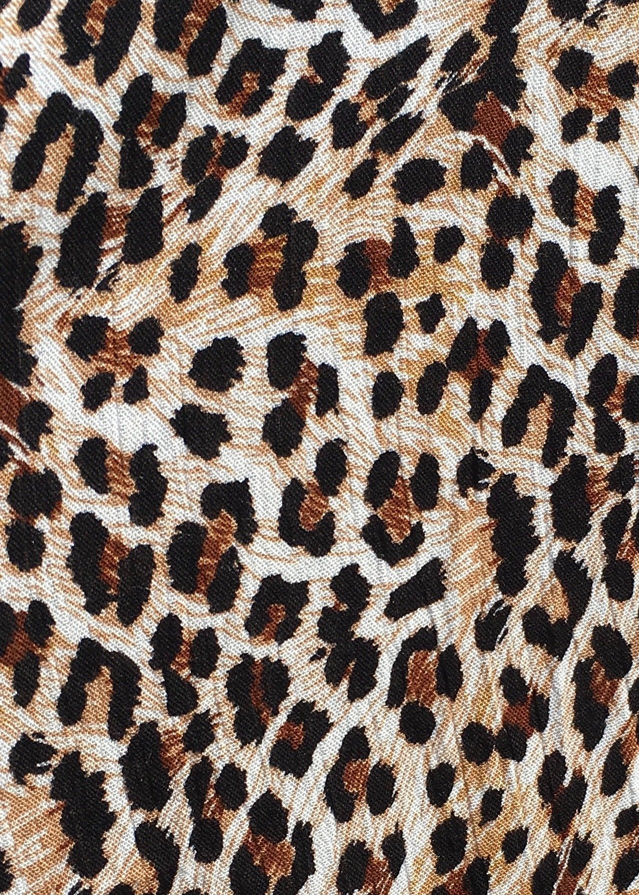 Delano Swing Dress w/ Tie - Cheetah