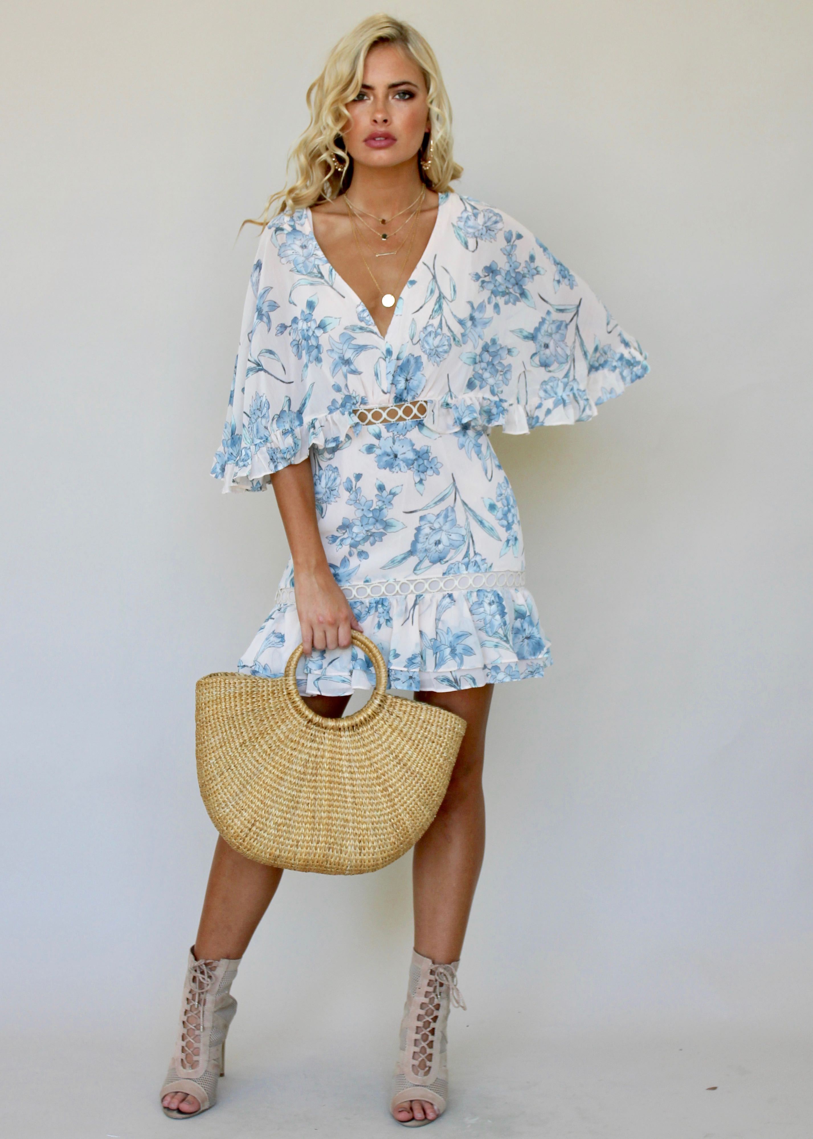 Brittany Swing Dress - Pink Floral
