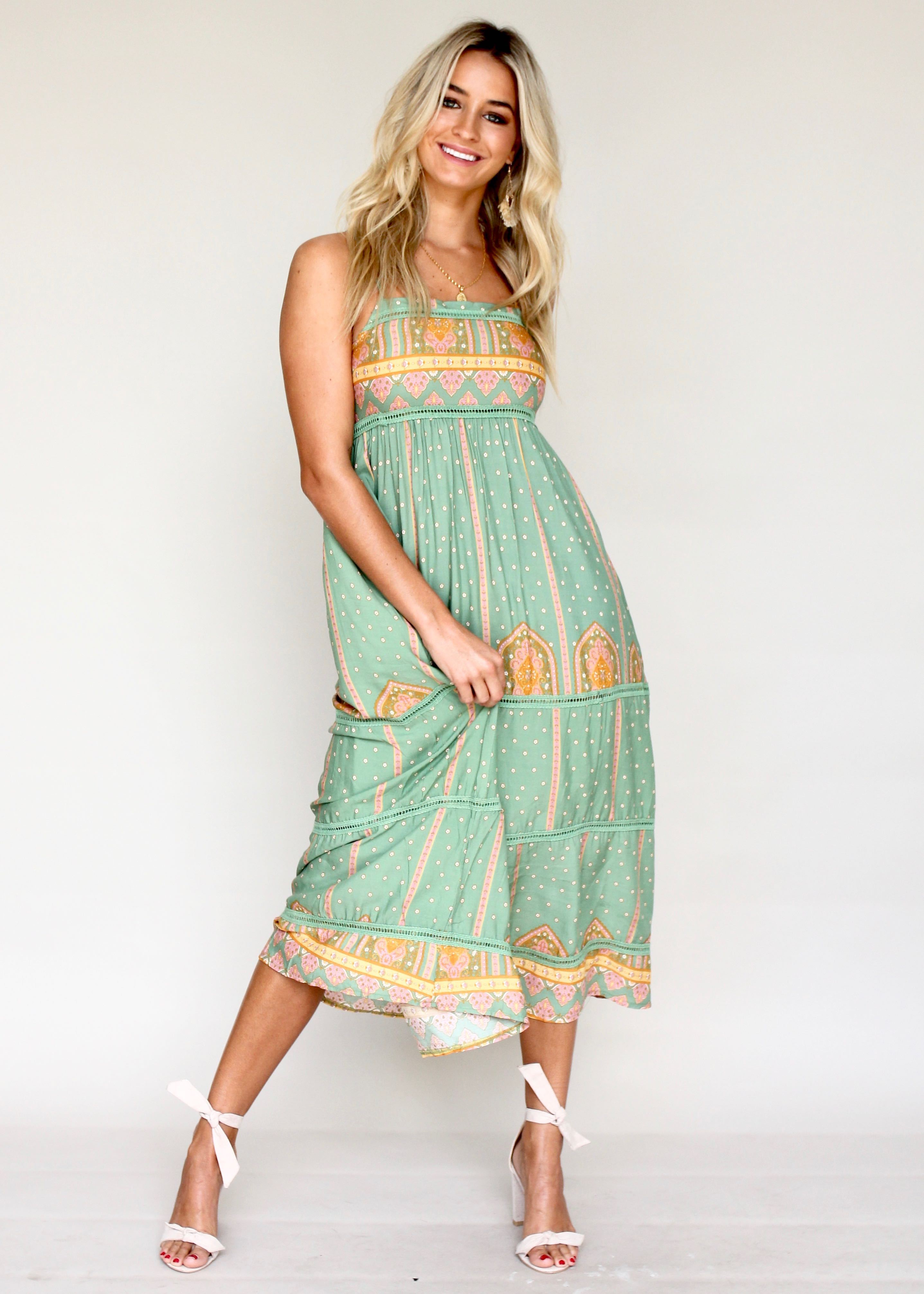 Heidi Swing Midi Dress - Frida