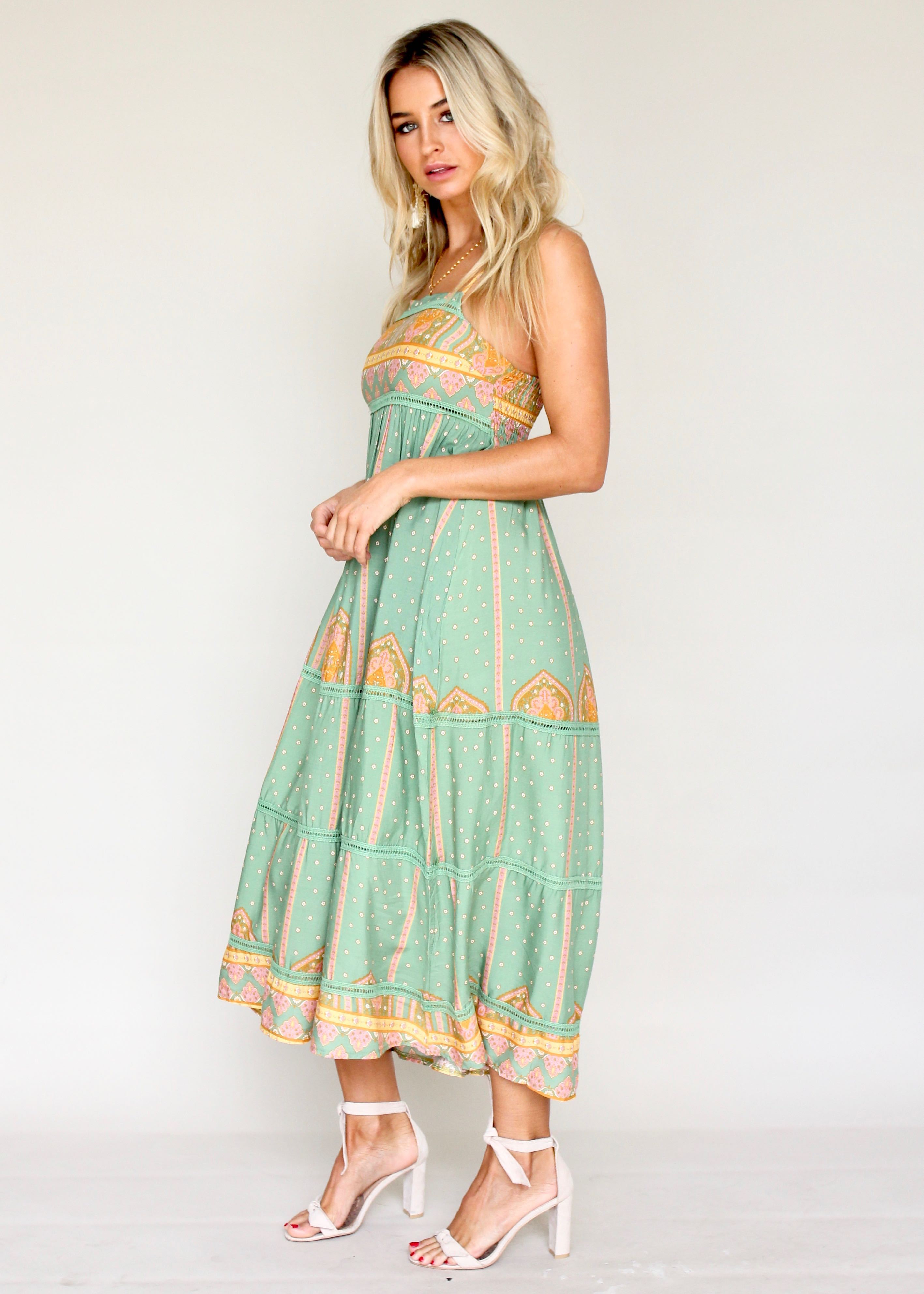 Heidi Swing Midi Dress - Frida