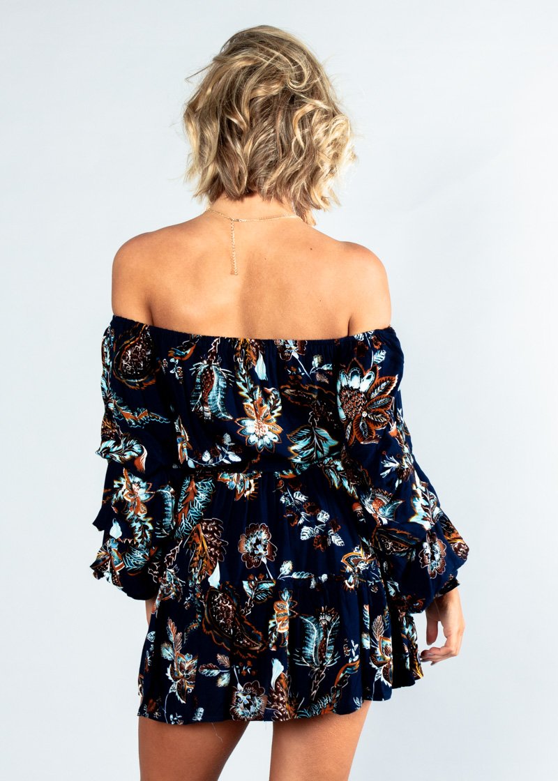 Bel Air Swing Dress - Navy Retreat