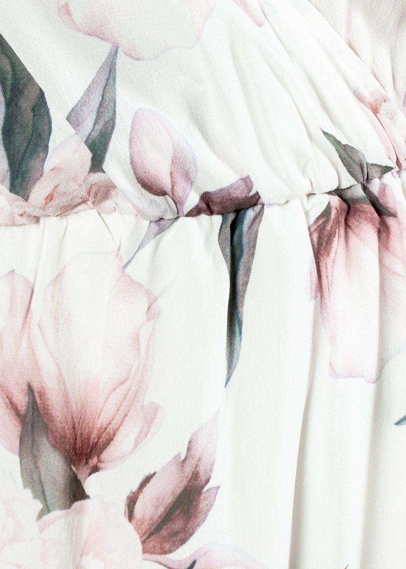 Good Intentions Maxi Dress - White Floral