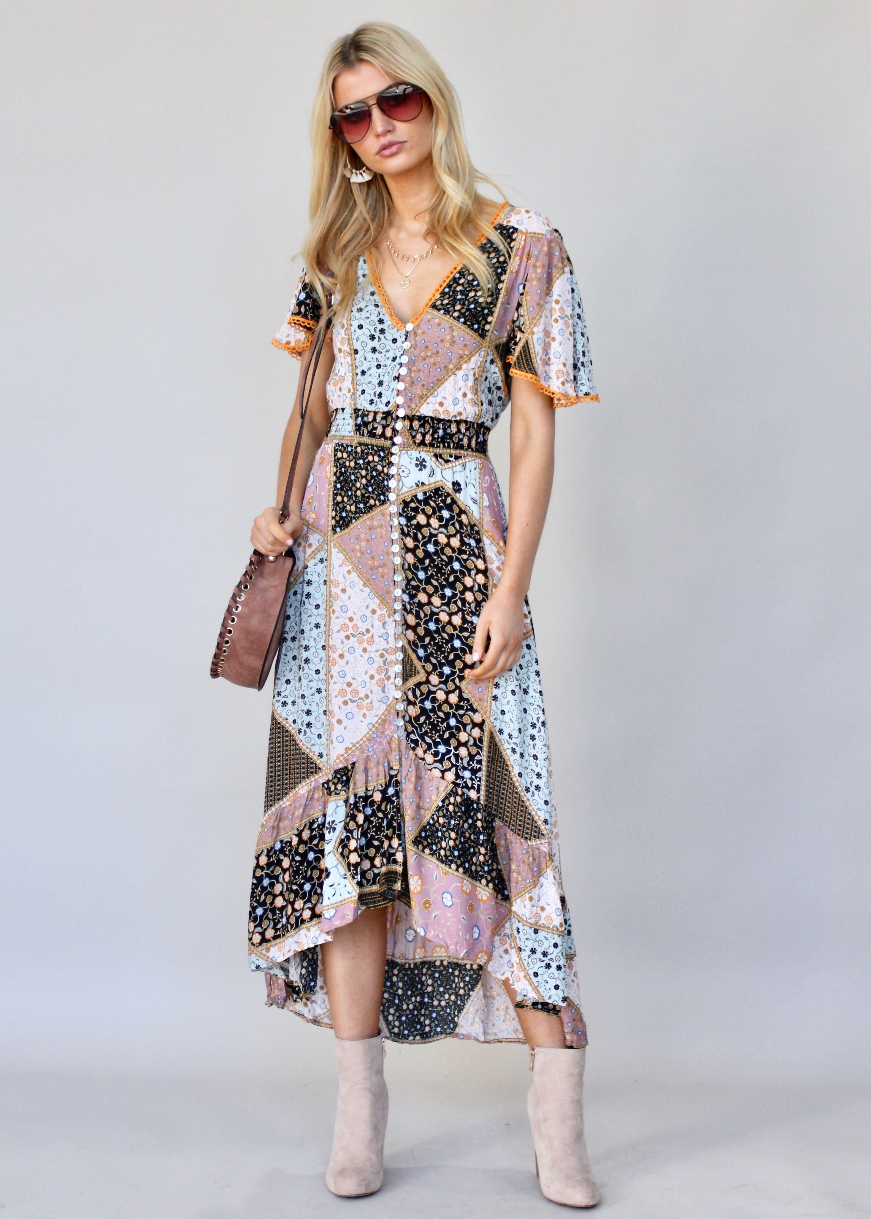 Leaving California Midi Dress - Marlowe