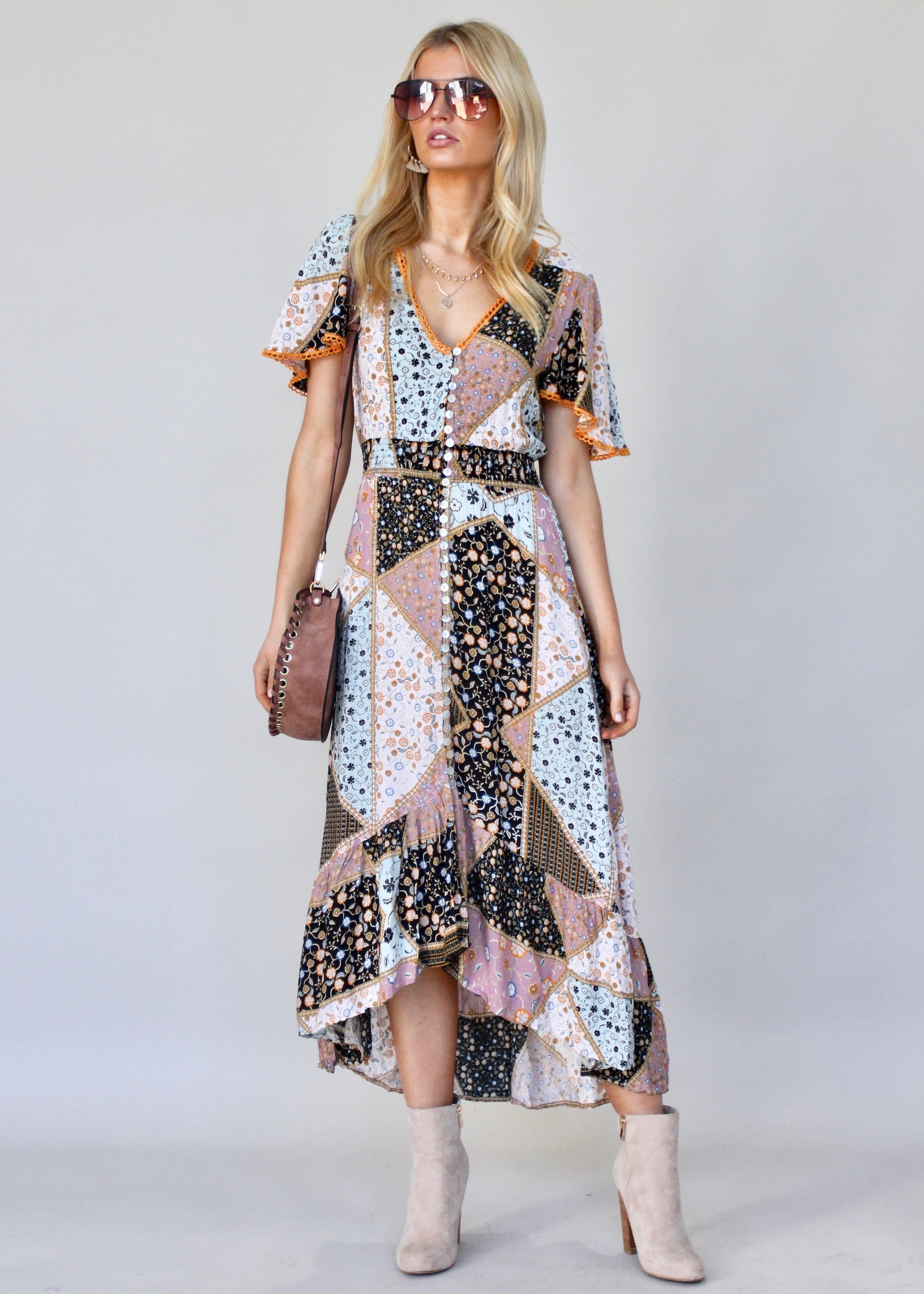 Leaving California Midi Dress - Marlowe