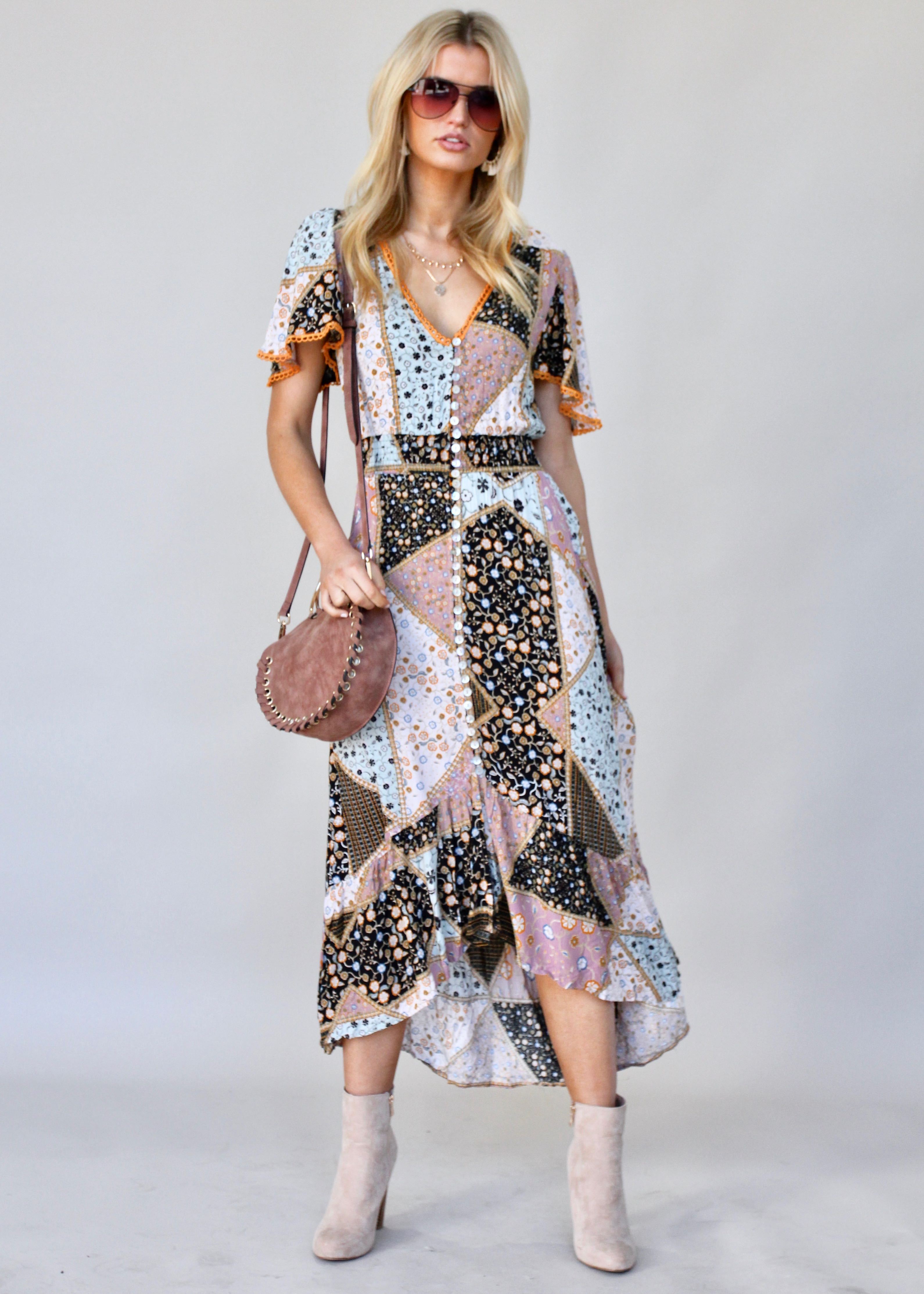 Leaving California Midi Dress - Marlowe