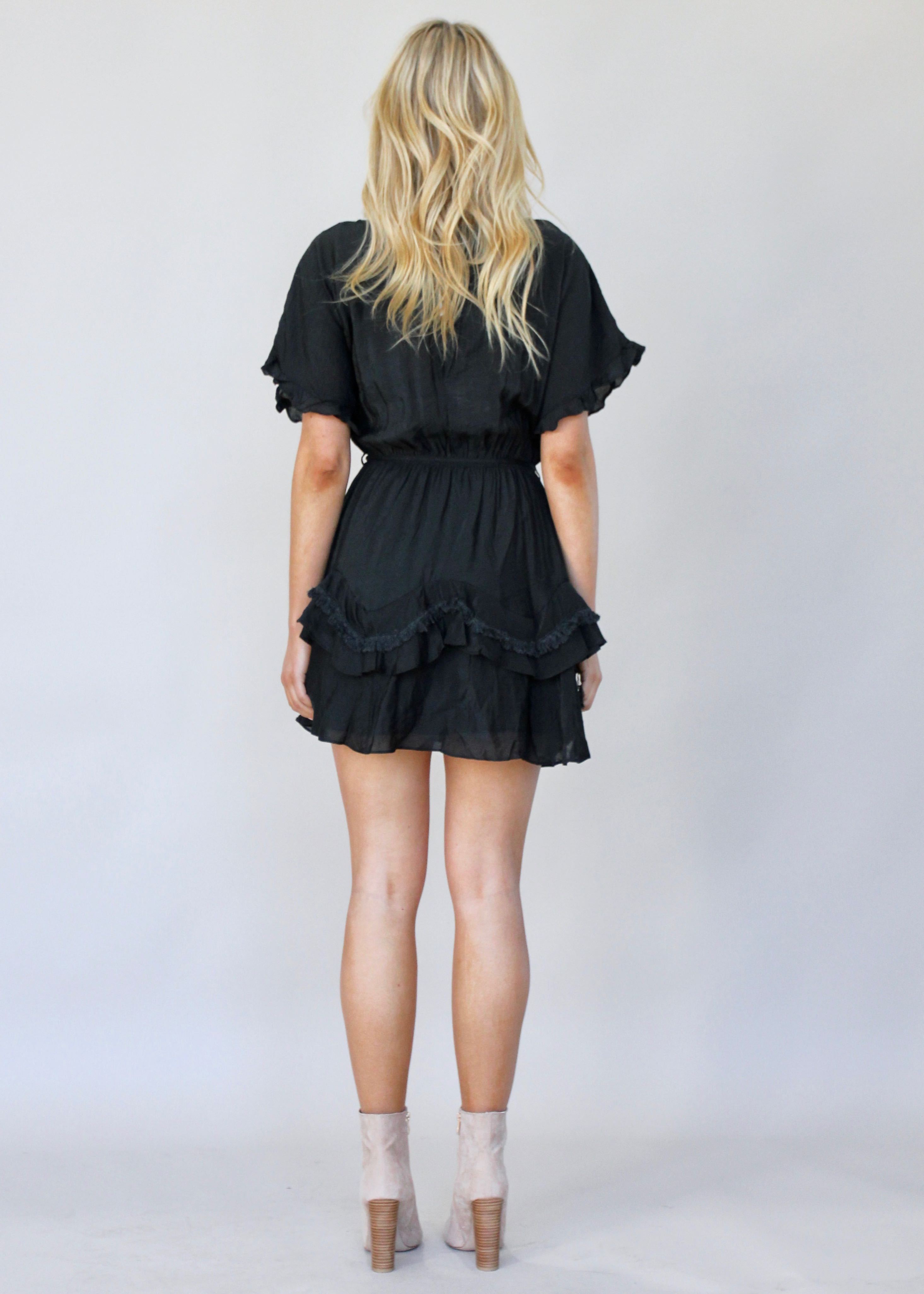 Touch of Glow Dress - Black