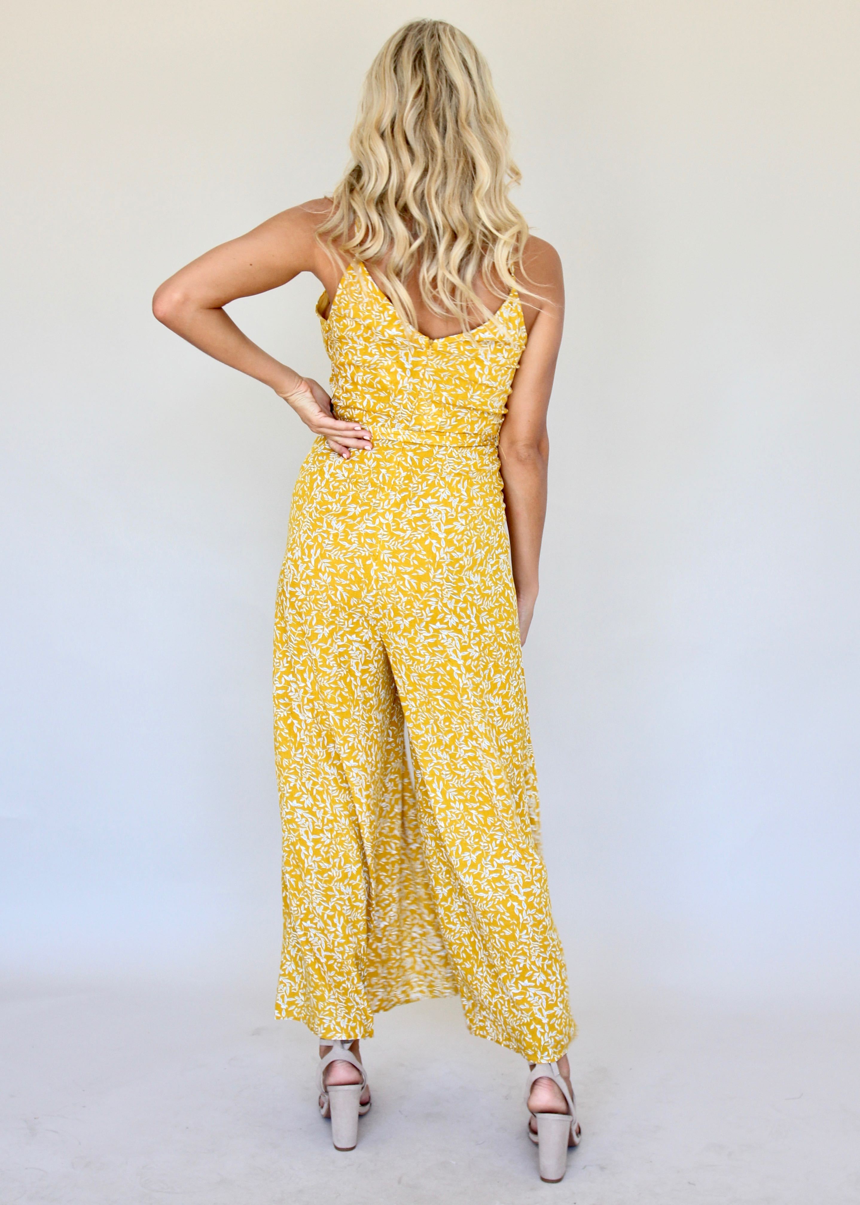Take A Leap Pantsuit - Golden