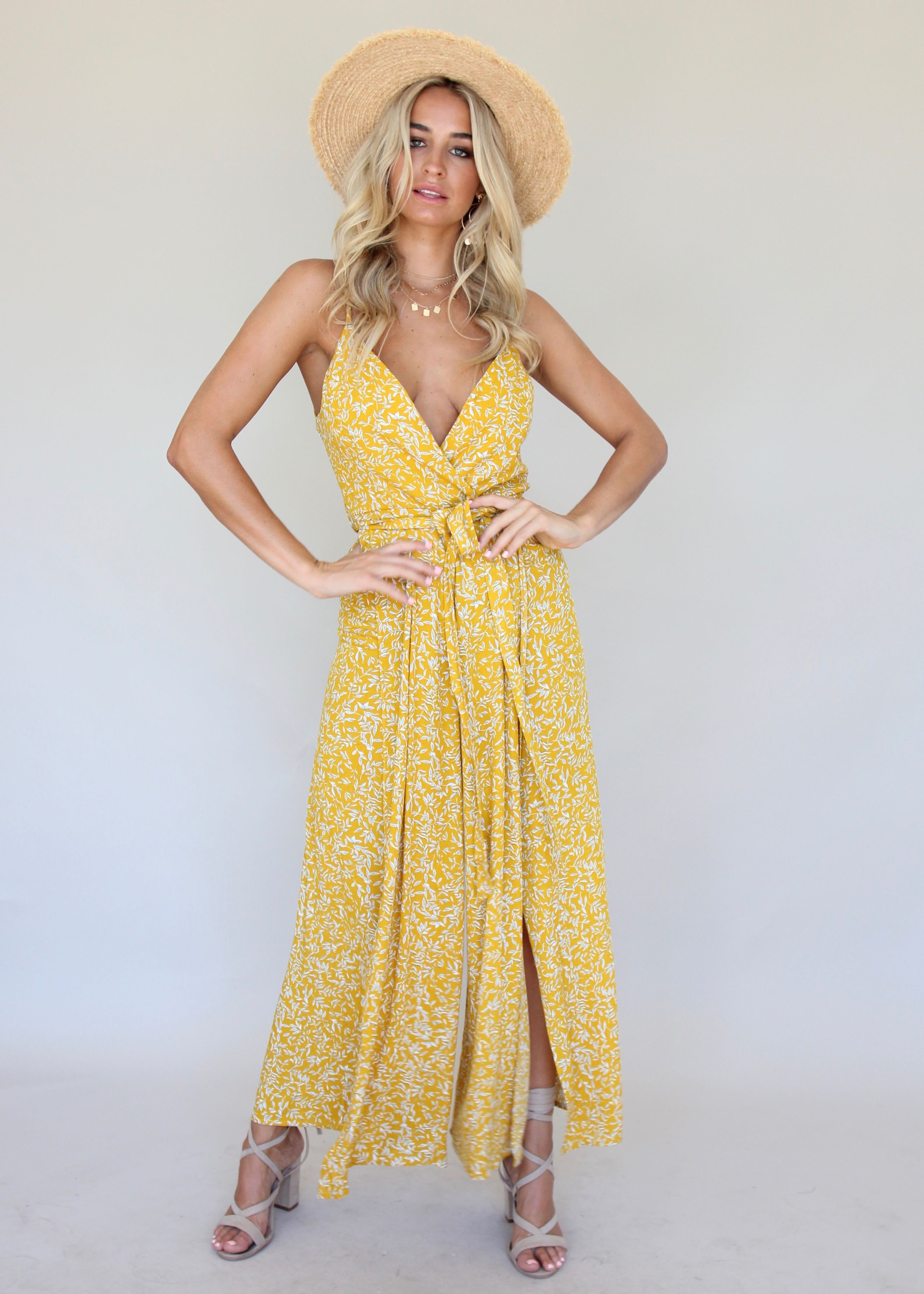Take A Leap Pantsuit - Golden