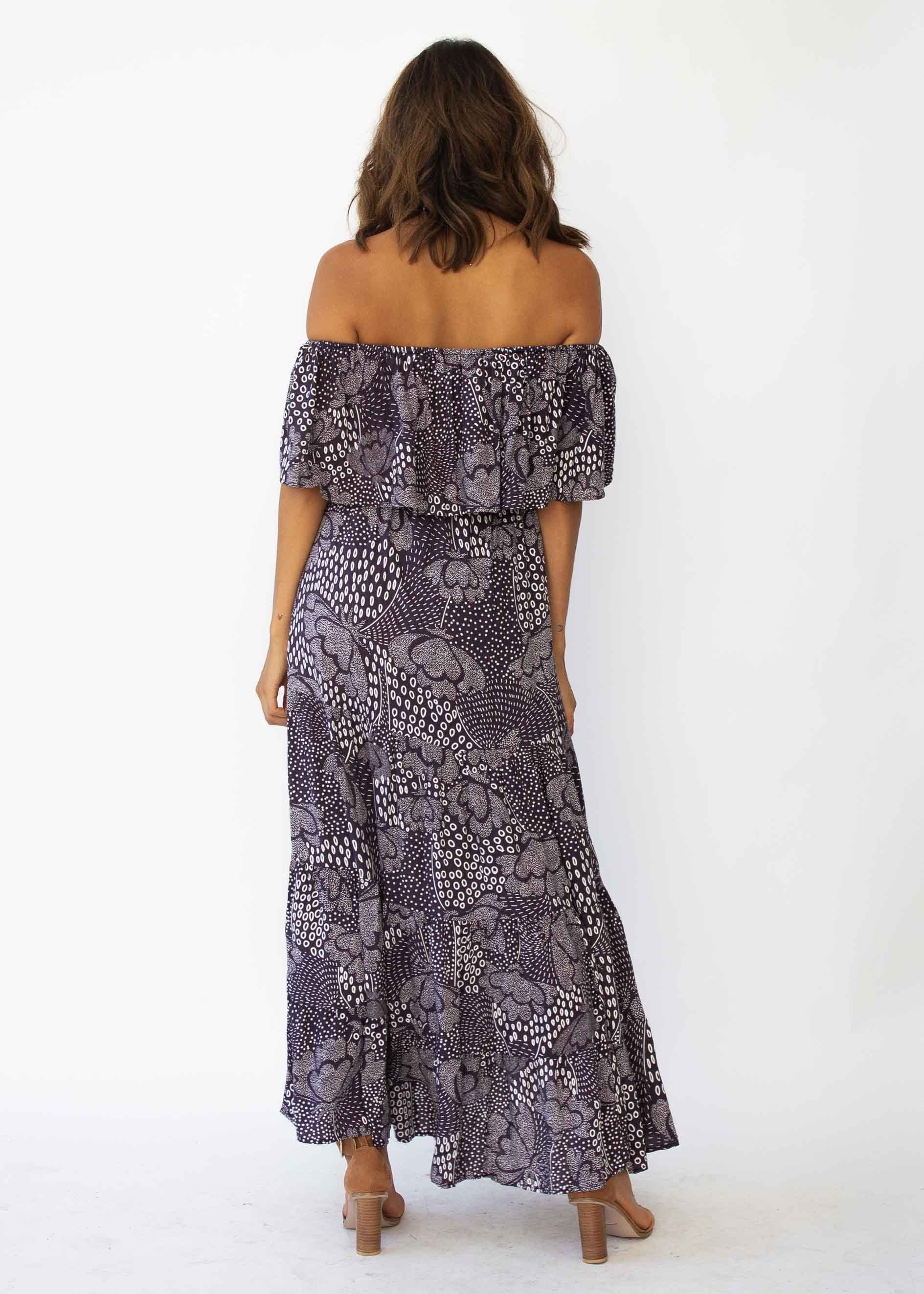 Power Of Colour Maxi Dress - Navy Twilight