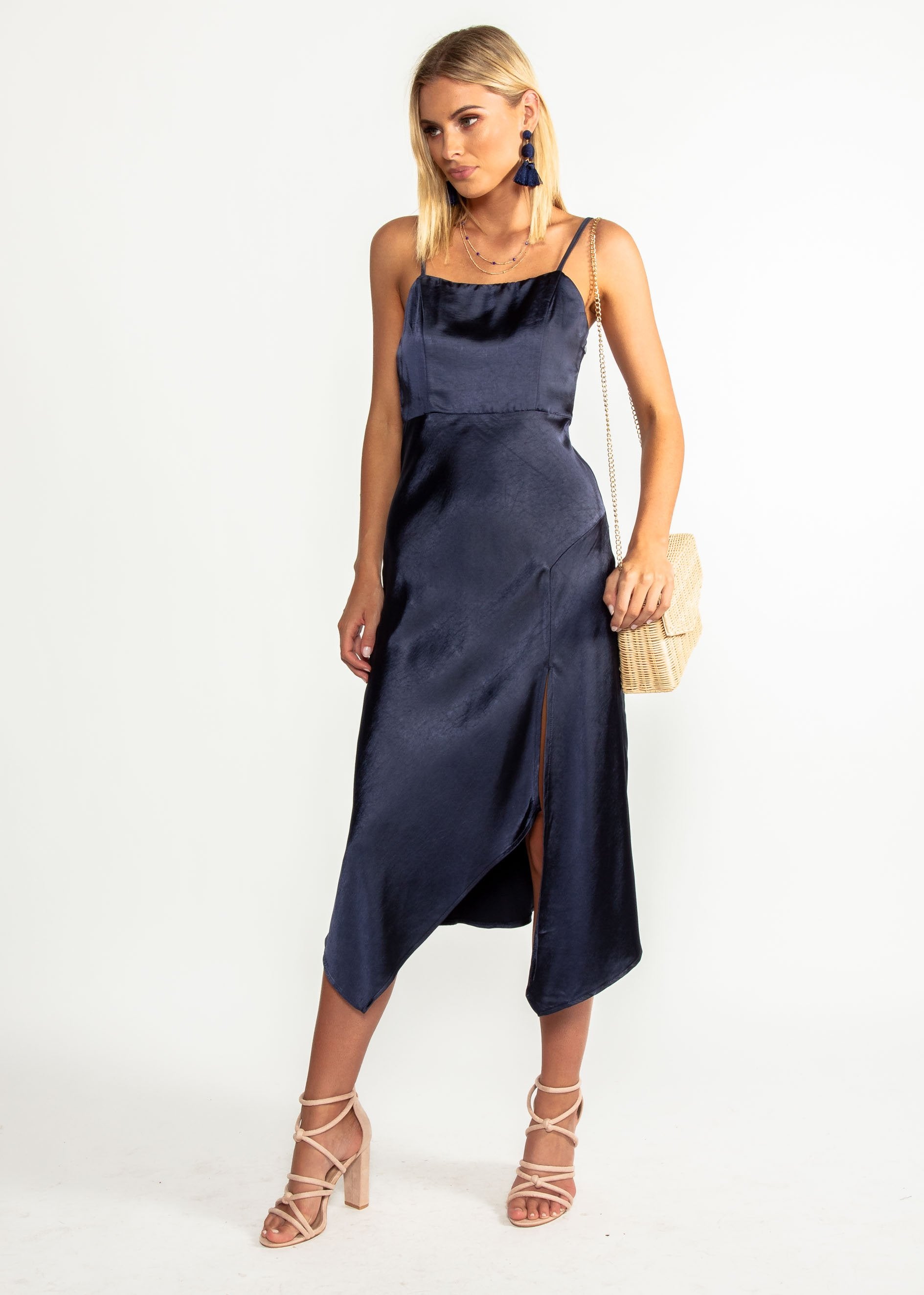 Firestarter Midi Dress - Navy