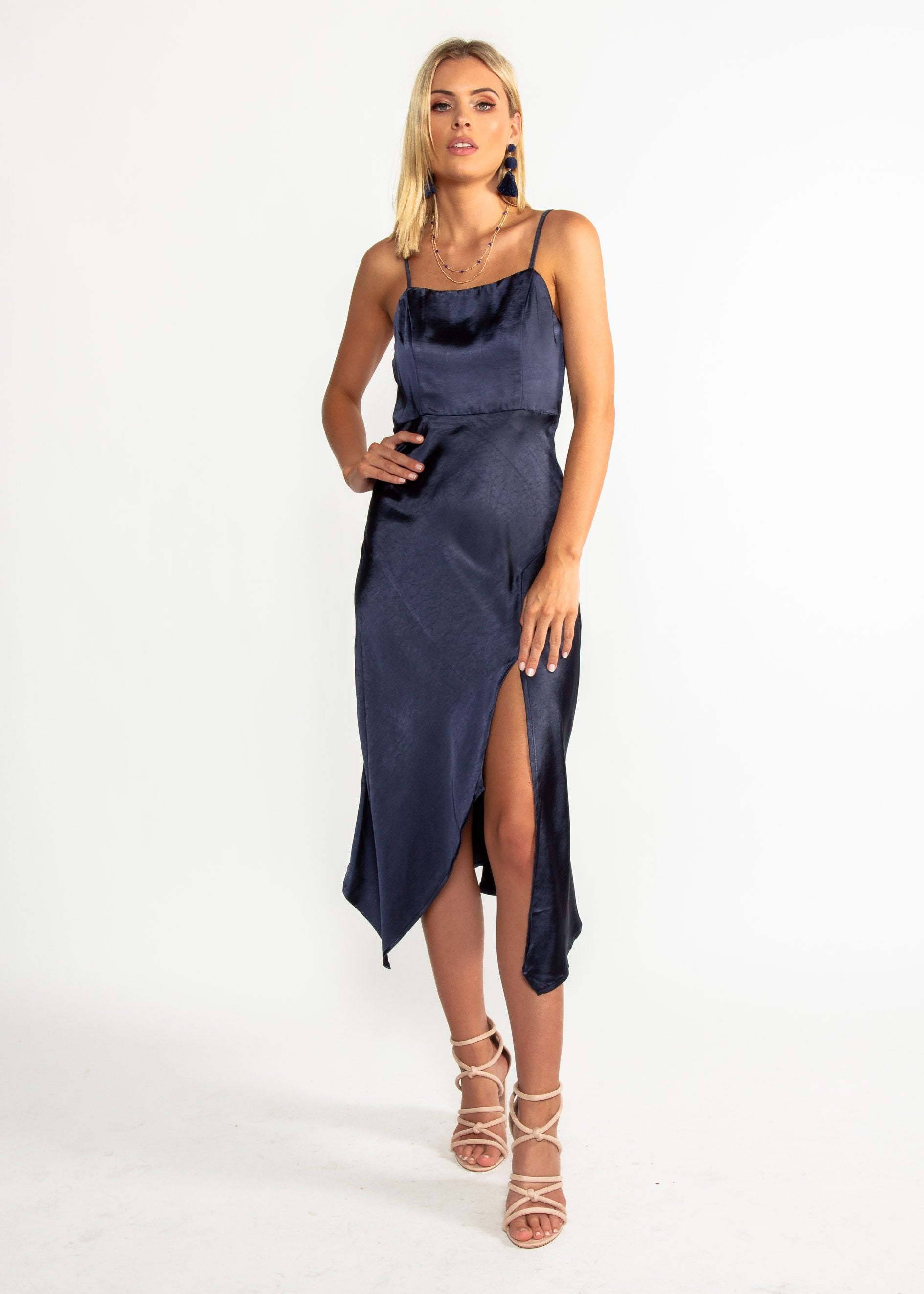 Firestarter Midi Dress - Navy