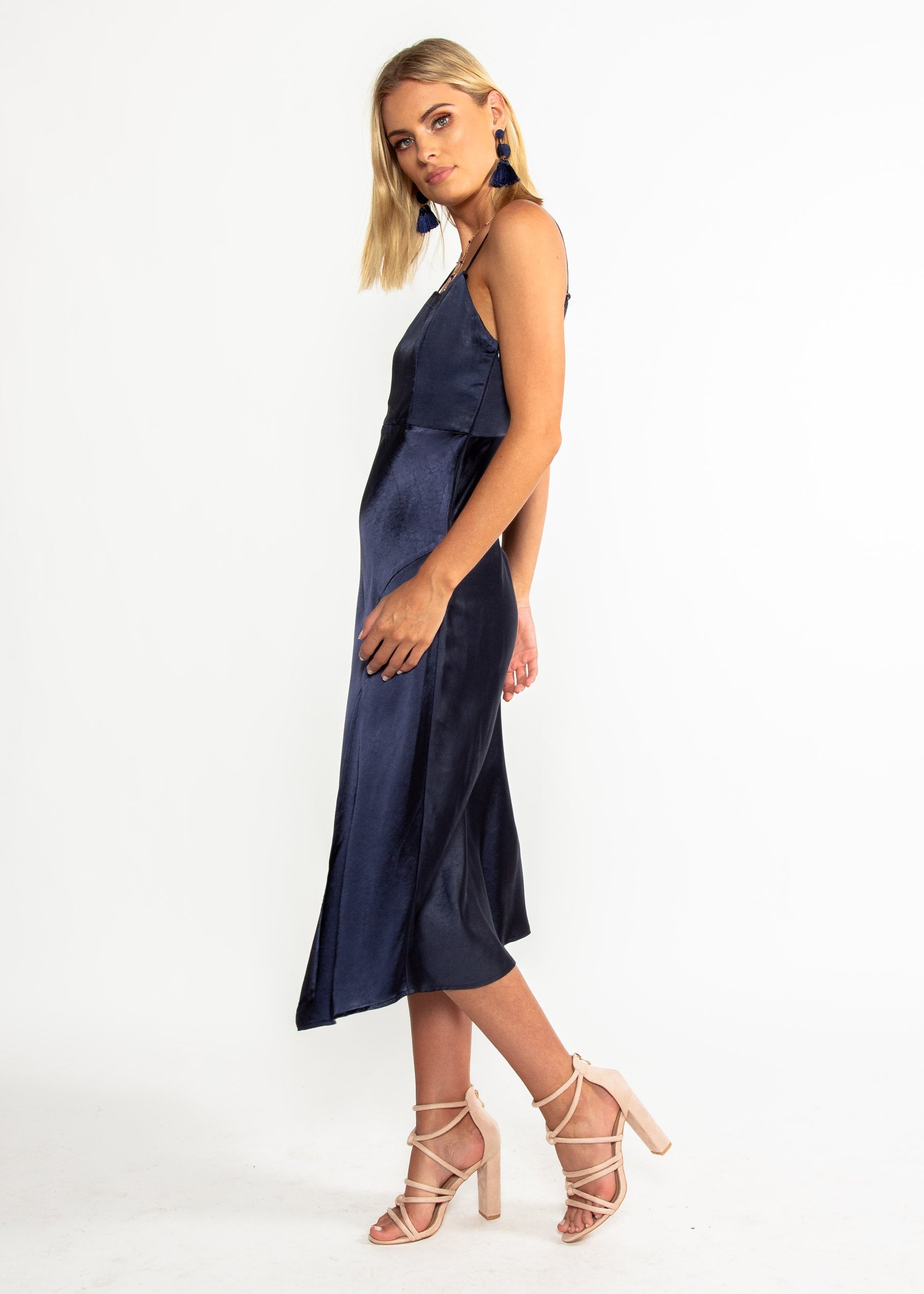 Firestarter Midi Dress - Navy