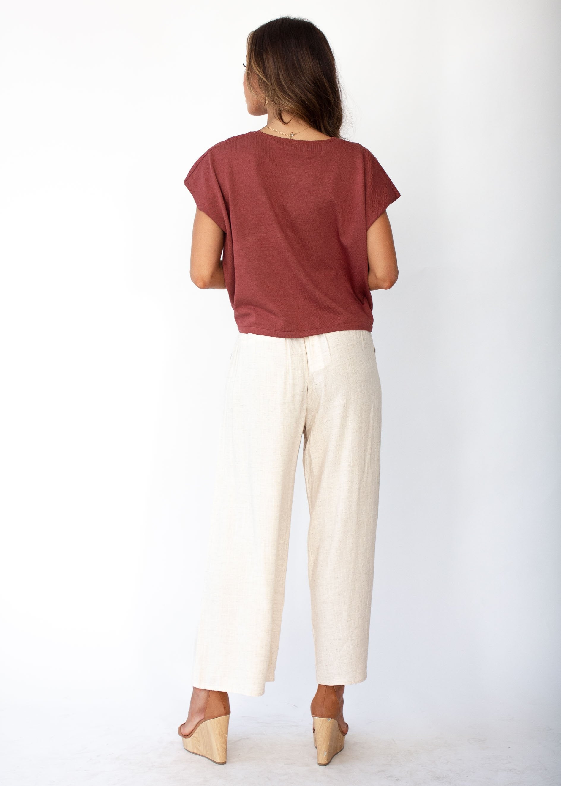 Phoenix Knit Tee - Mulberry