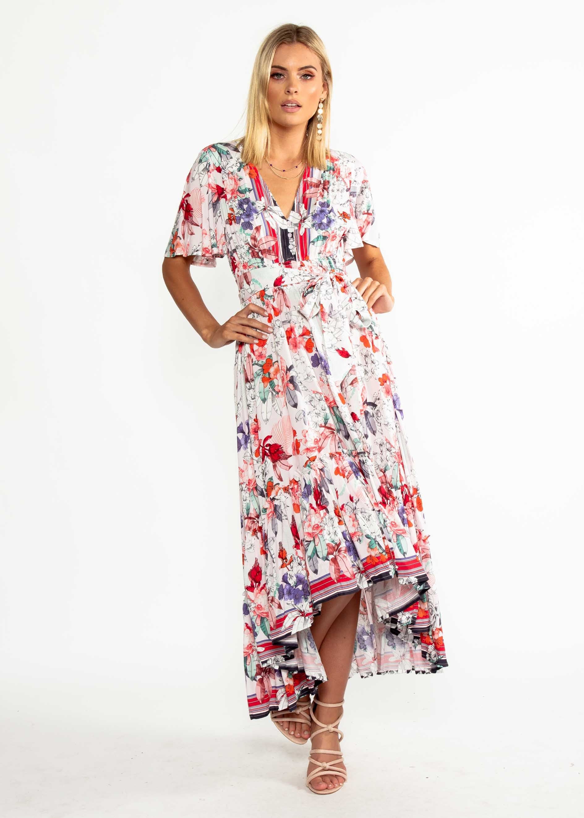 Maryn Hi-Lo Maxi Dress - Malone