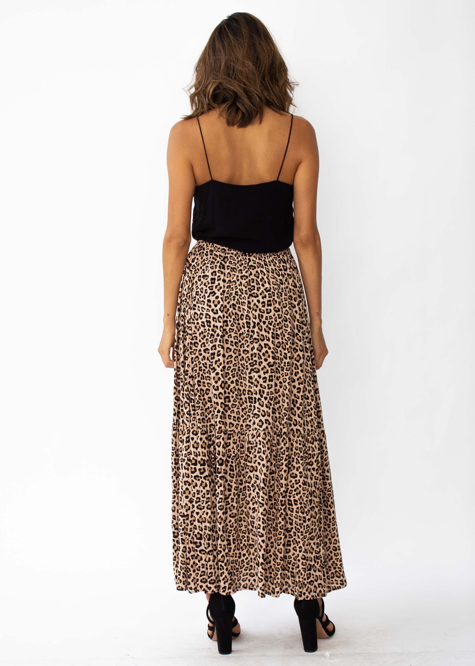 Sweet Love Maxi Skirt - Leopard