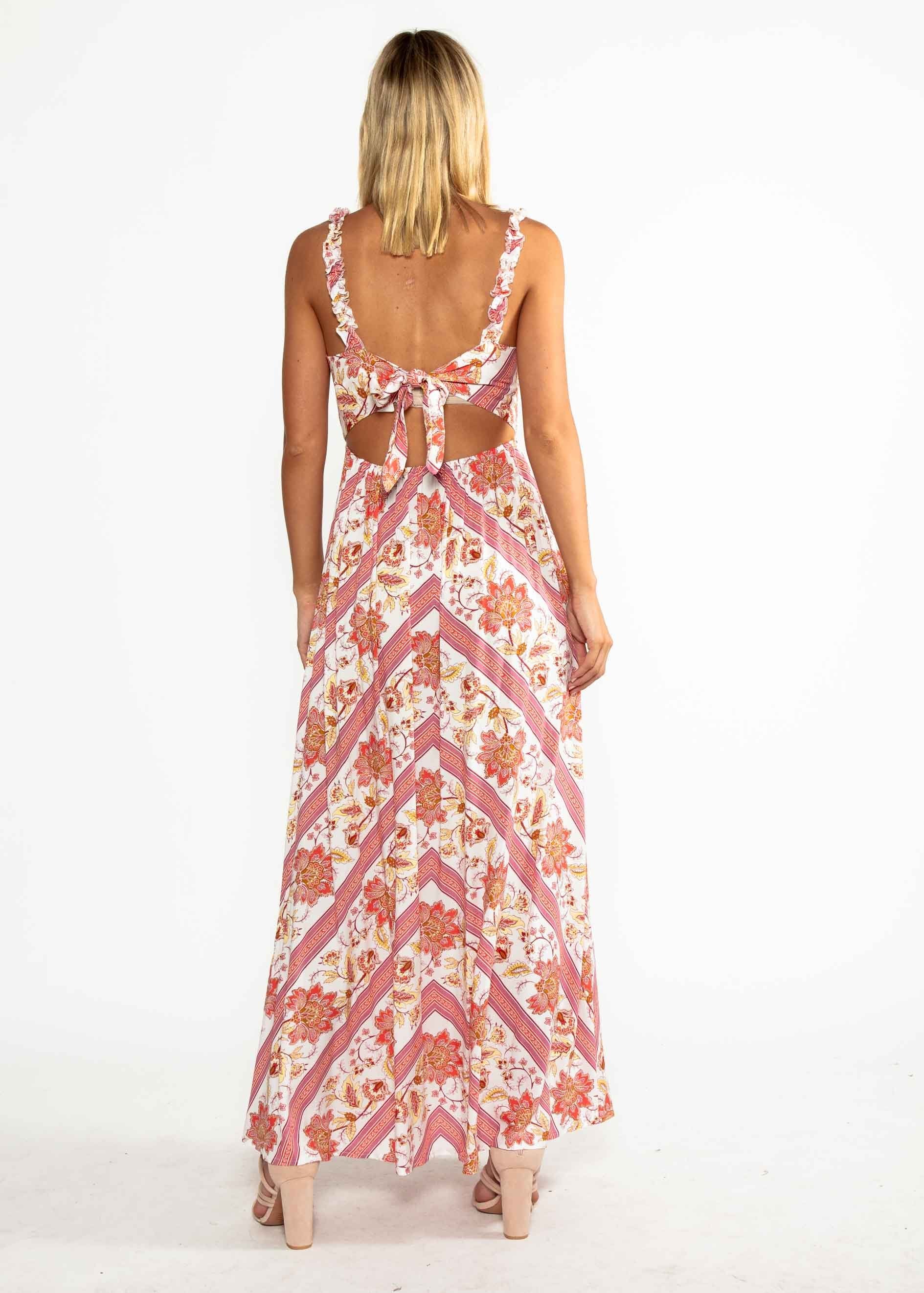 Ultra Violet Maxi Dress - Persian Floral