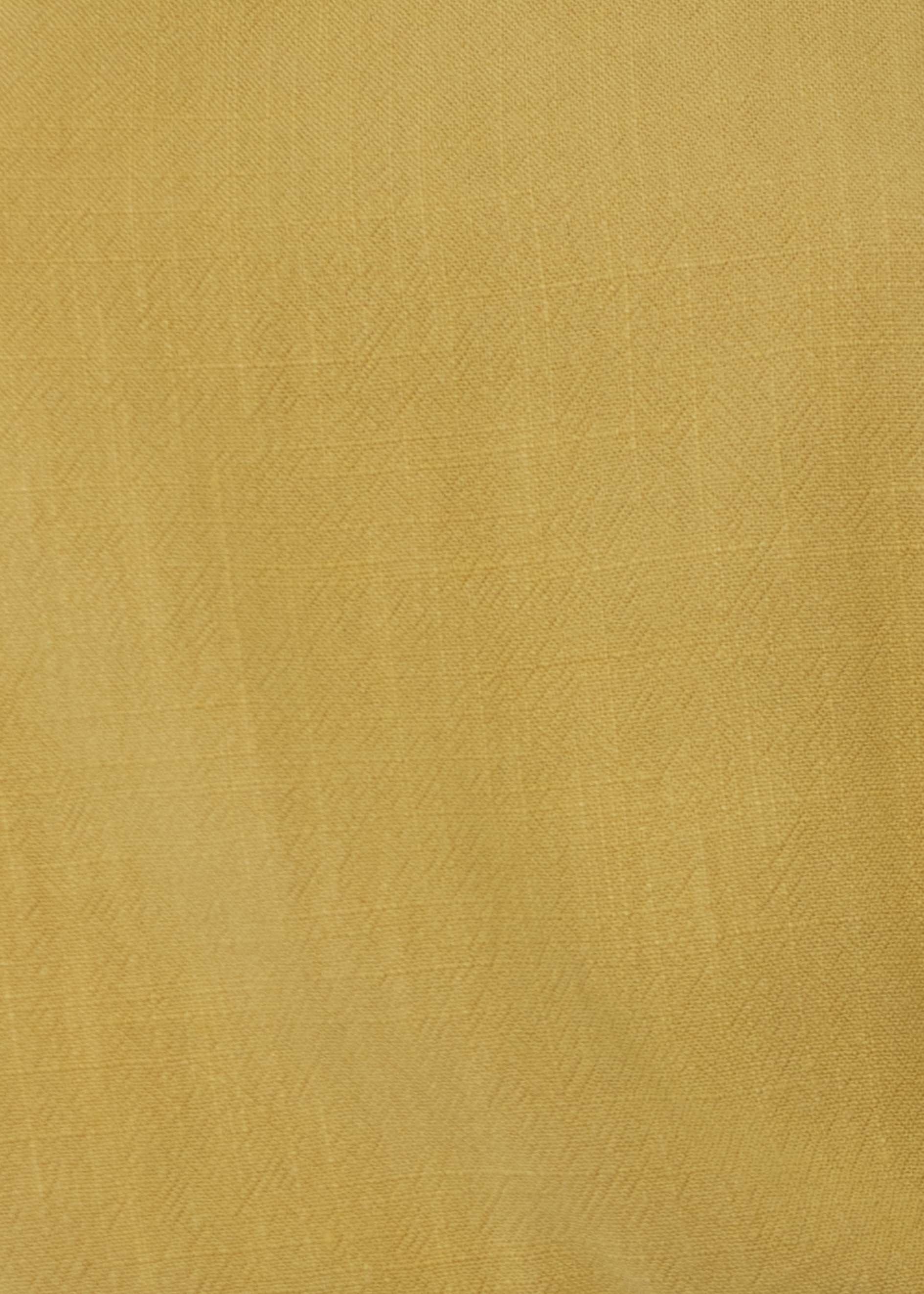 Simple Touch Linen Blouse - Mustard