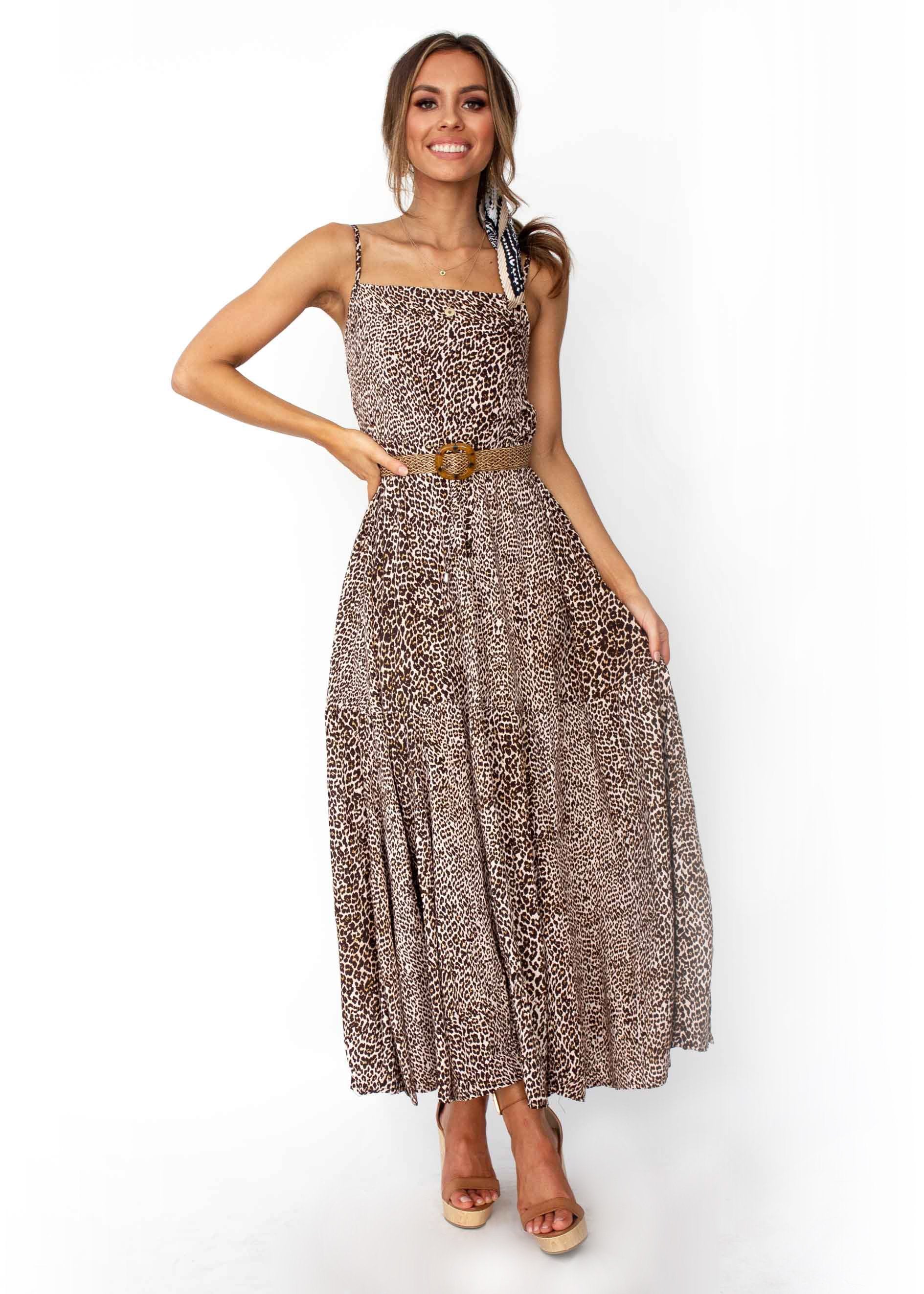 Jaase - Loella Maxi Dress - Chaser Leopard