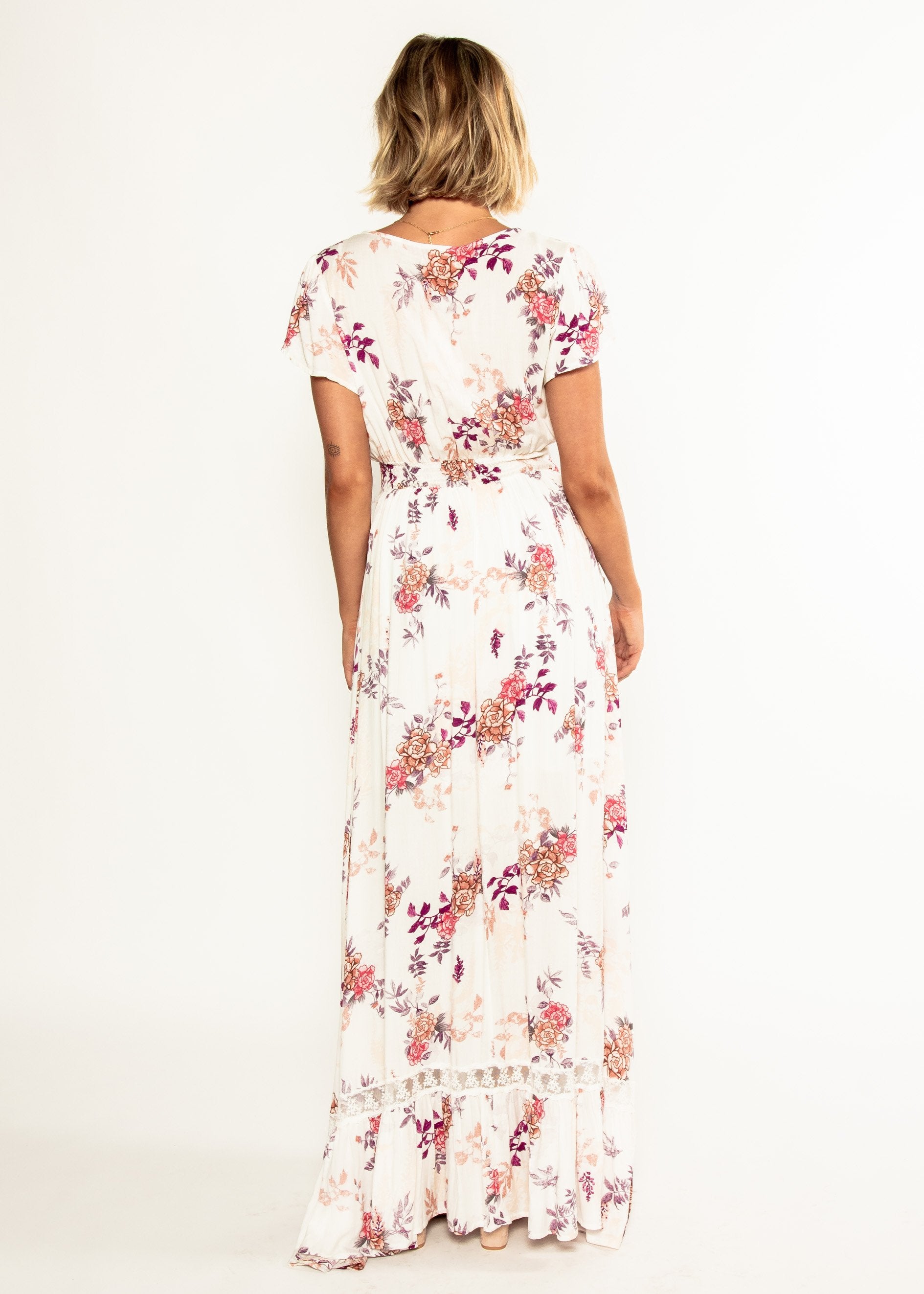 Sweet Feeling Maxi Dress - Floral Bliss