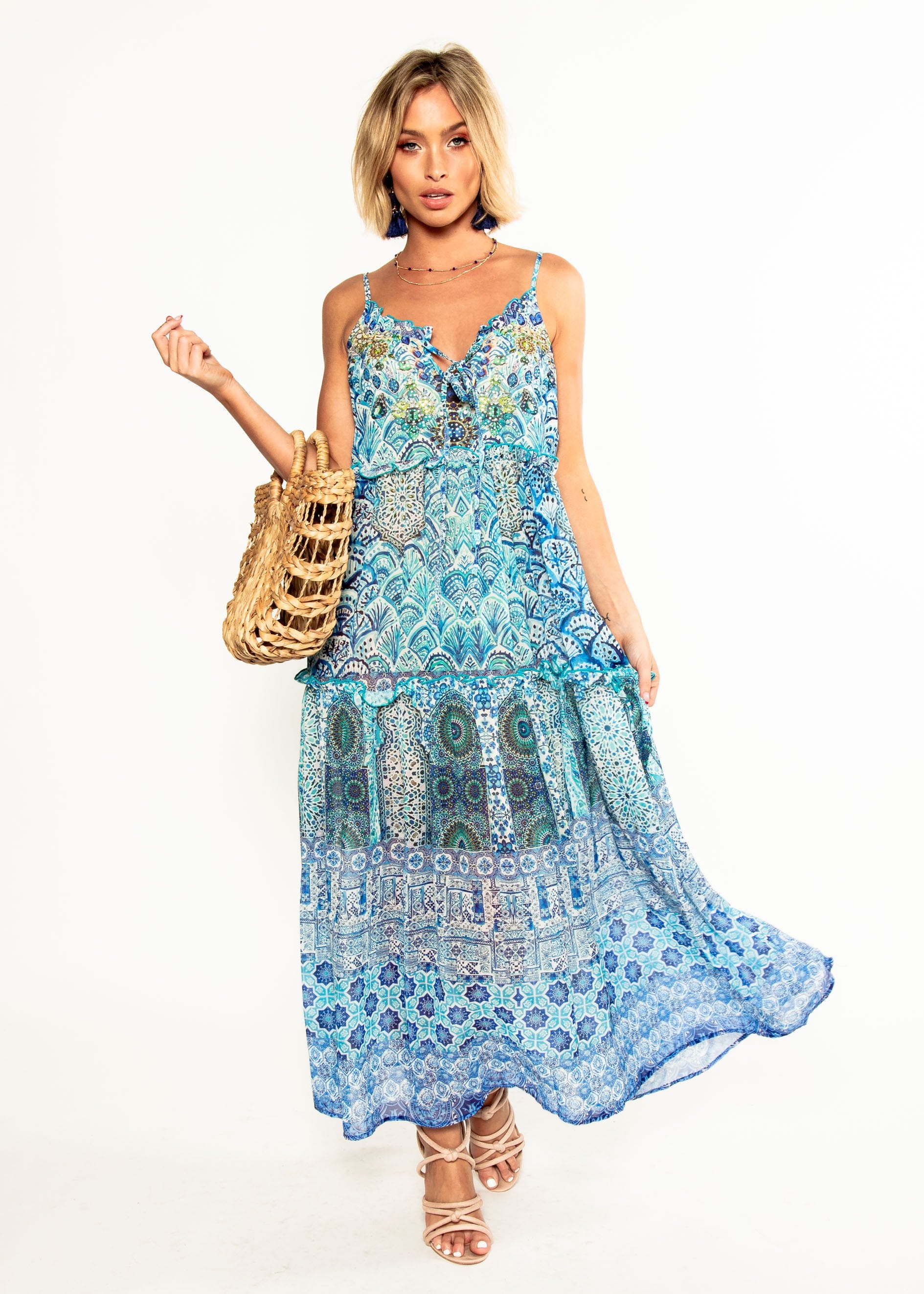 Chasing Moonlight Maxi Dress - Avalon