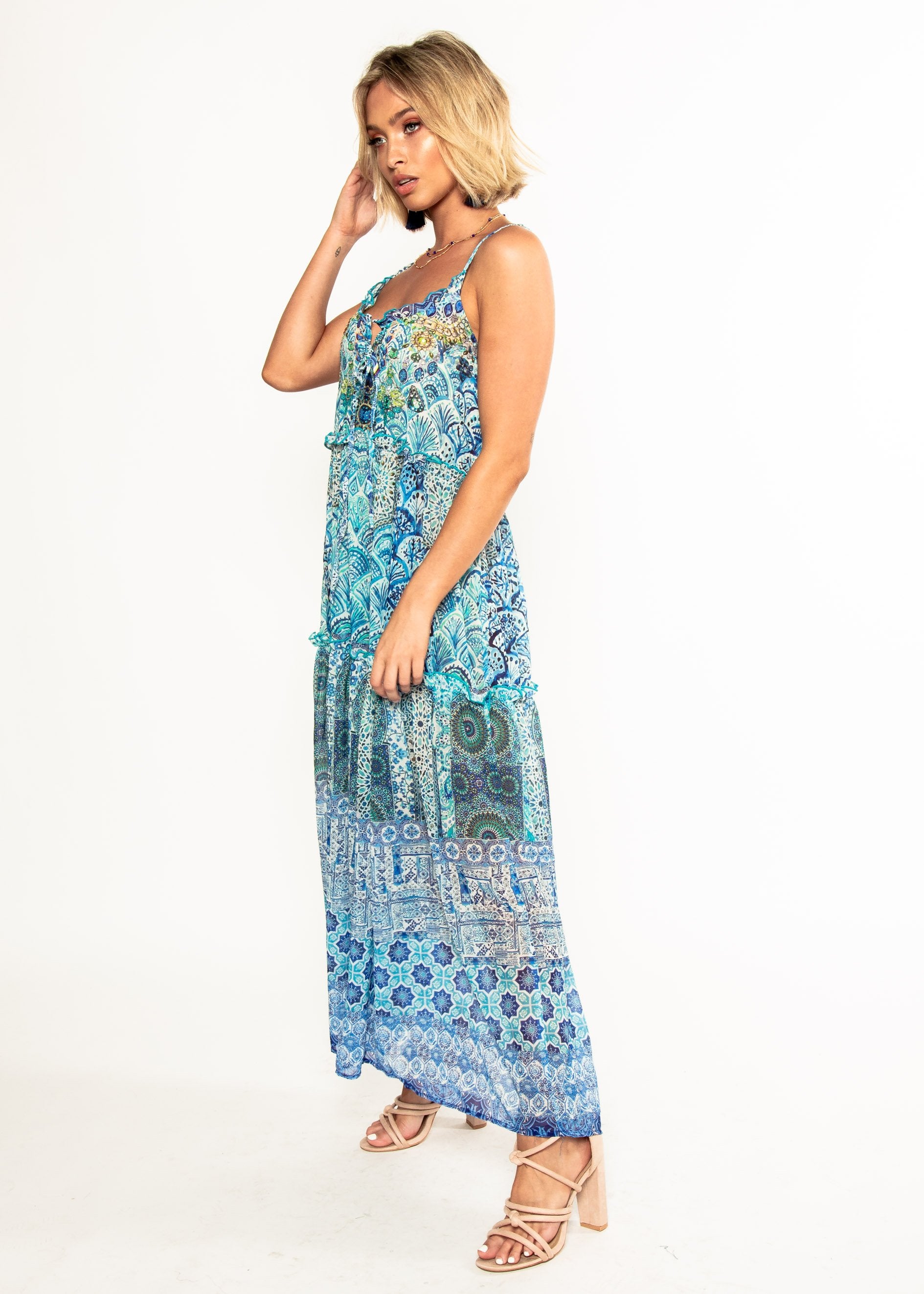 Chasing Moonlight Maxi Dress - Avalon