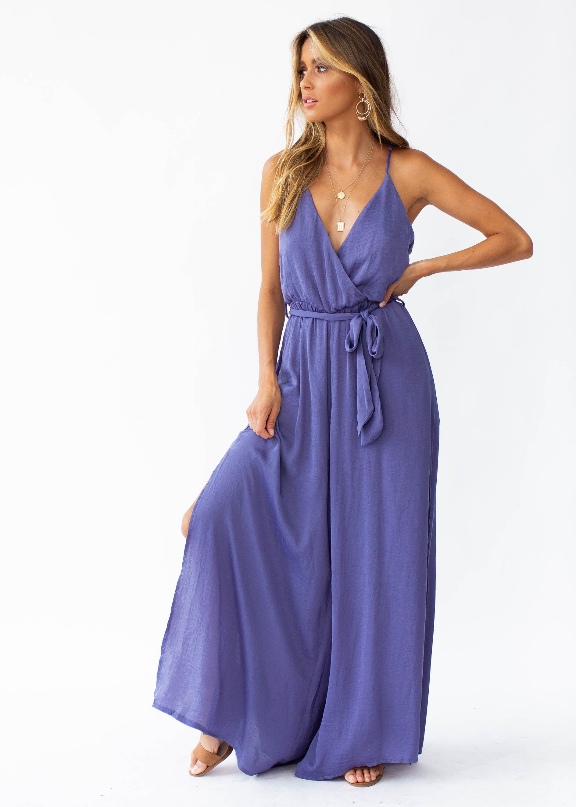 Losing Sight Pantsuit - Midnight Blue