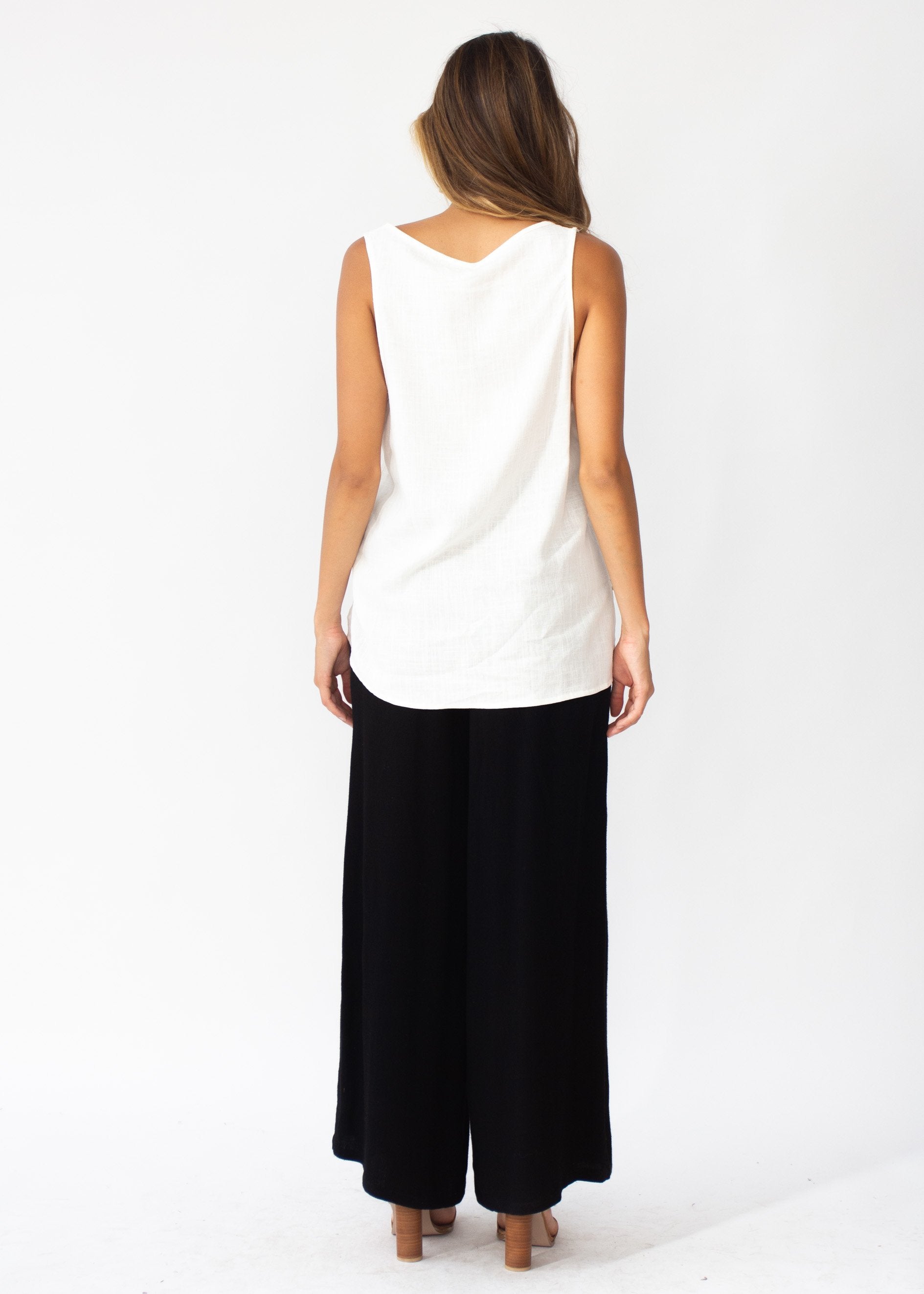 Open Road Linen Pants - Black