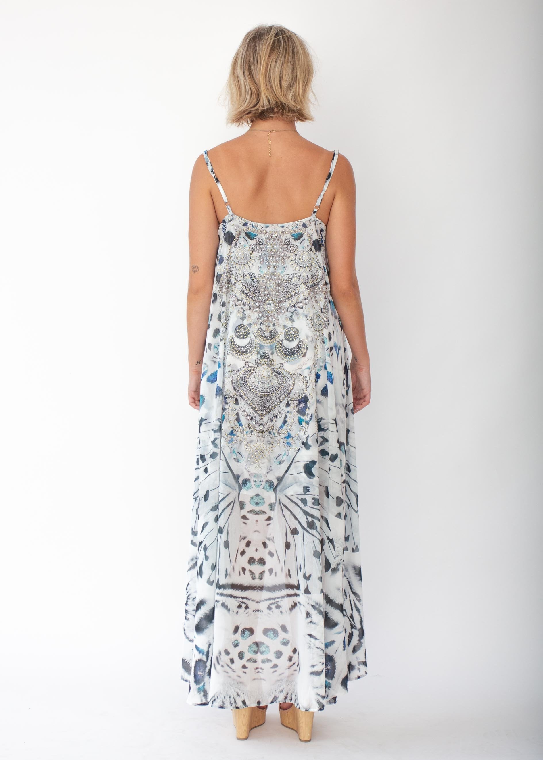 St. Valentine Chiffon Dress - Crystalize