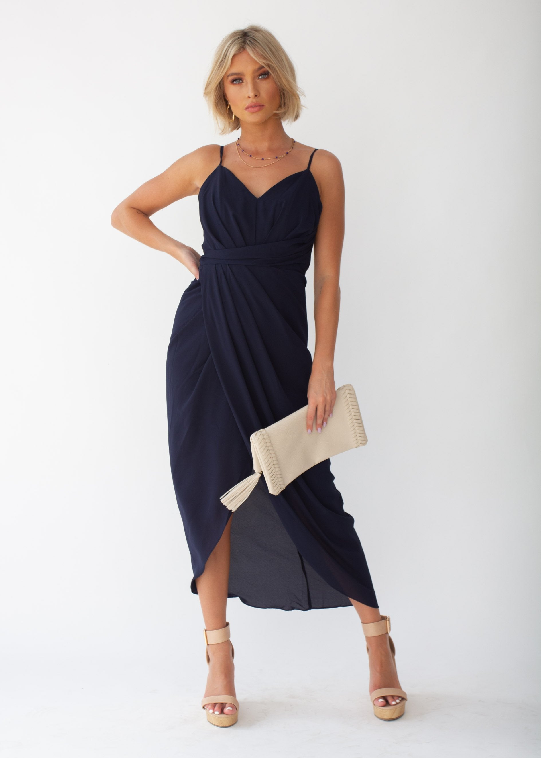 Serena Maxi Dress - Navy