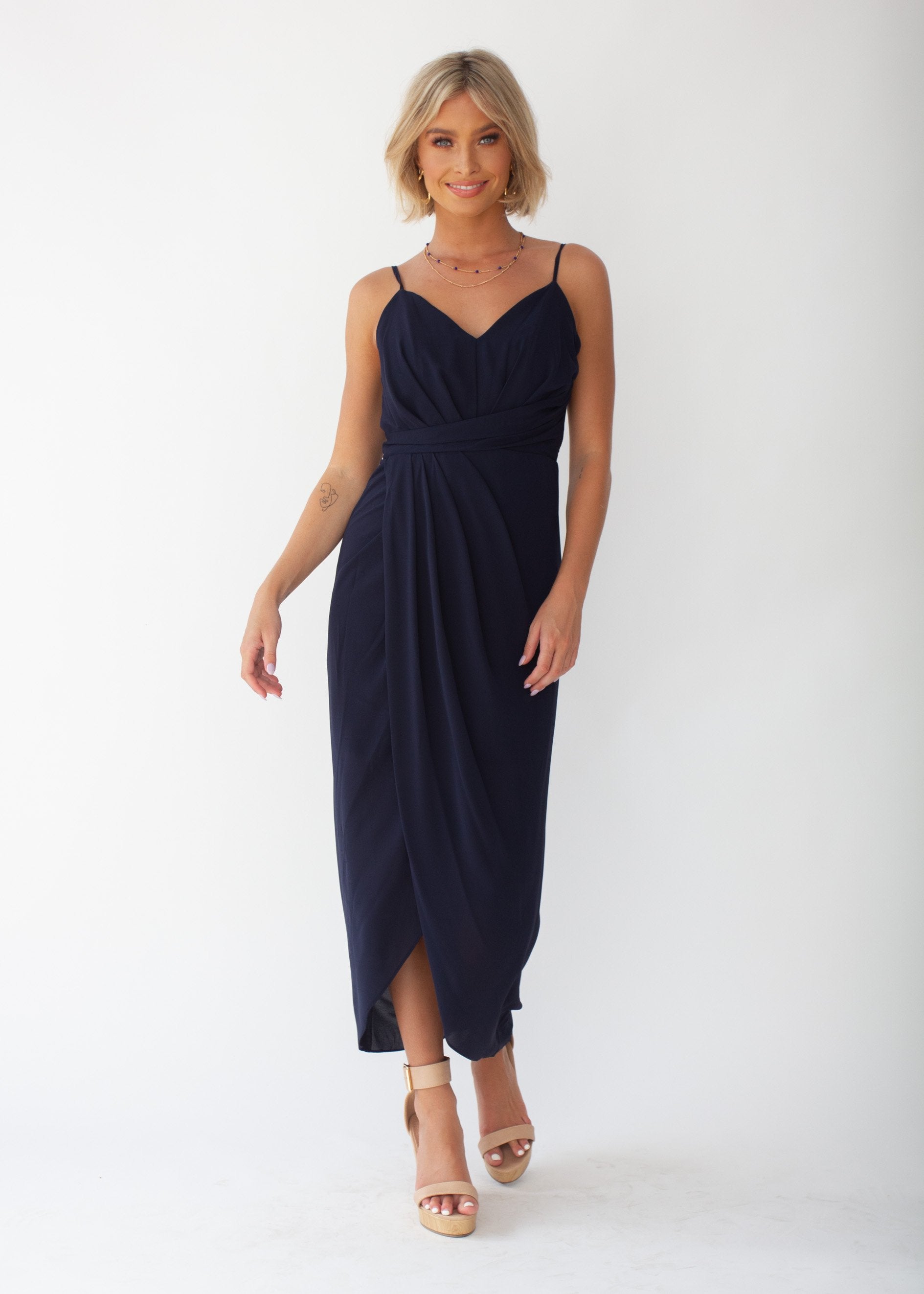 Serena Maxi Dress - Navy