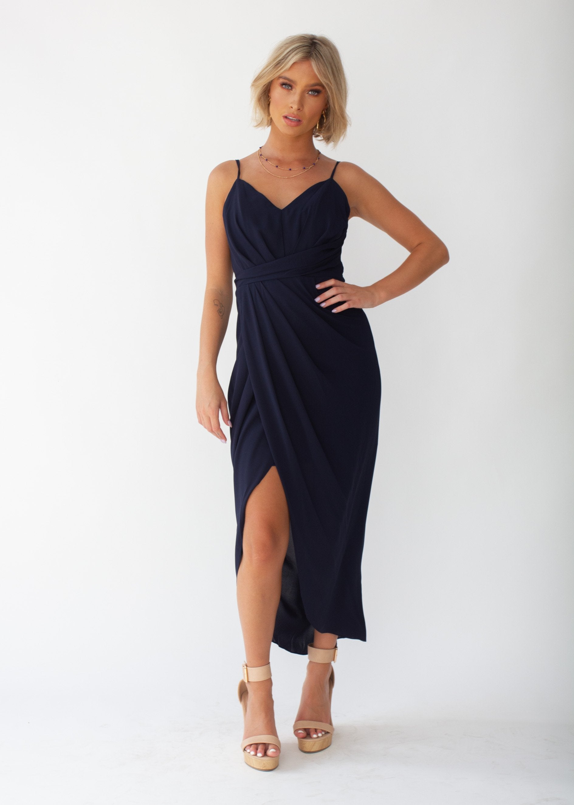 Serena Maxi Dress - Navy