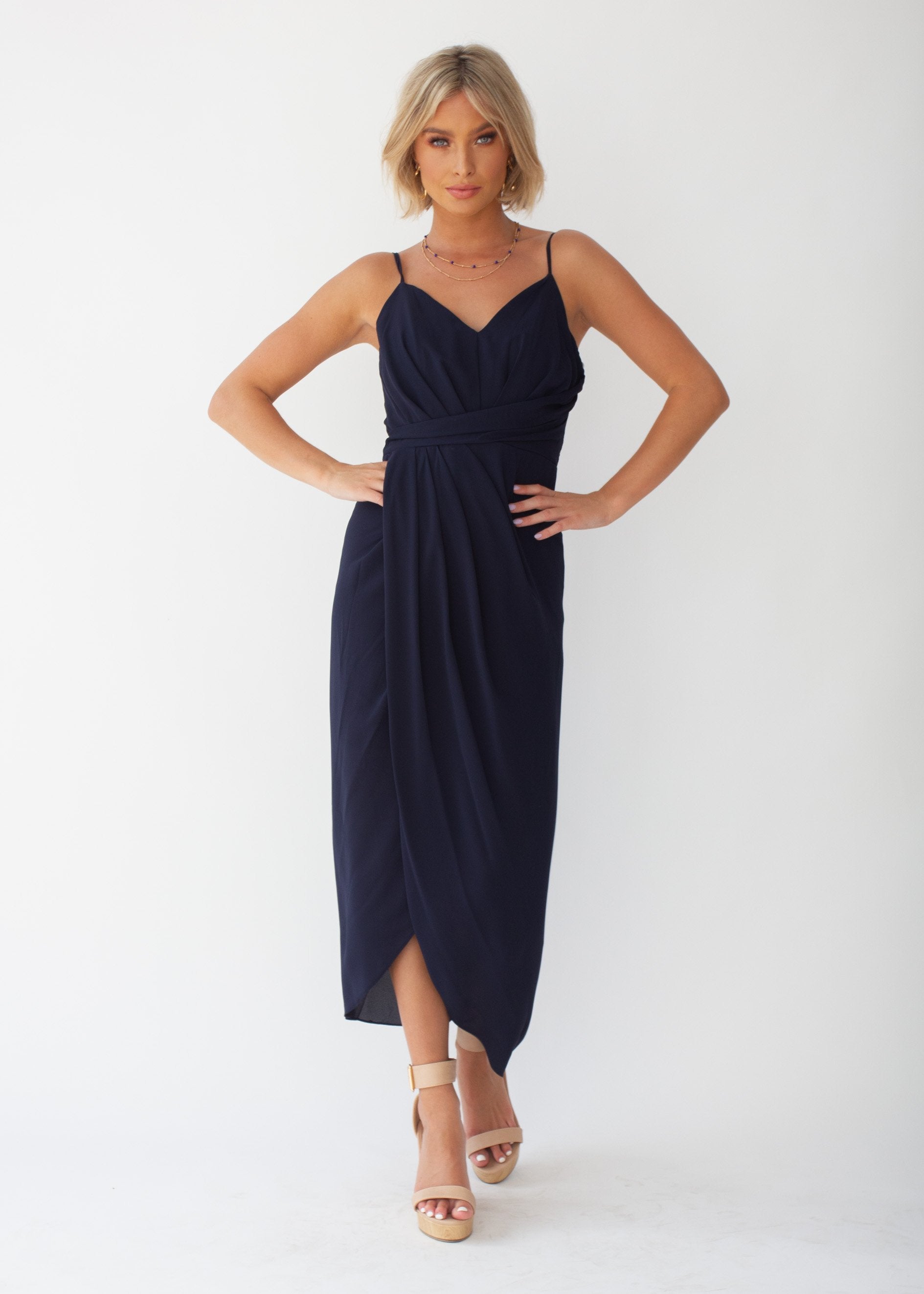 Serena Maxi Dress - Navy